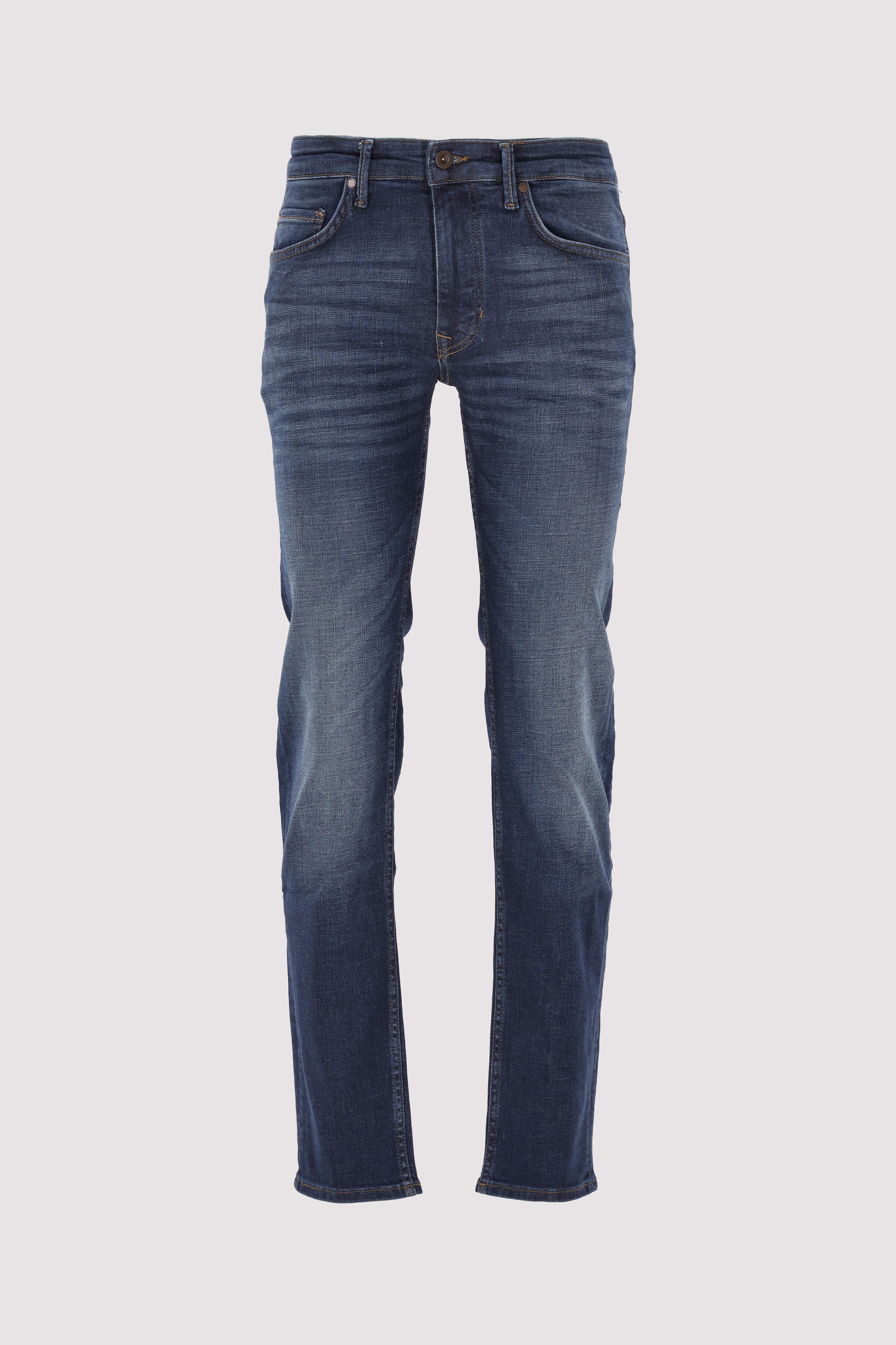 Marc O´Polo International - Denim trousers, shaped fit, sh