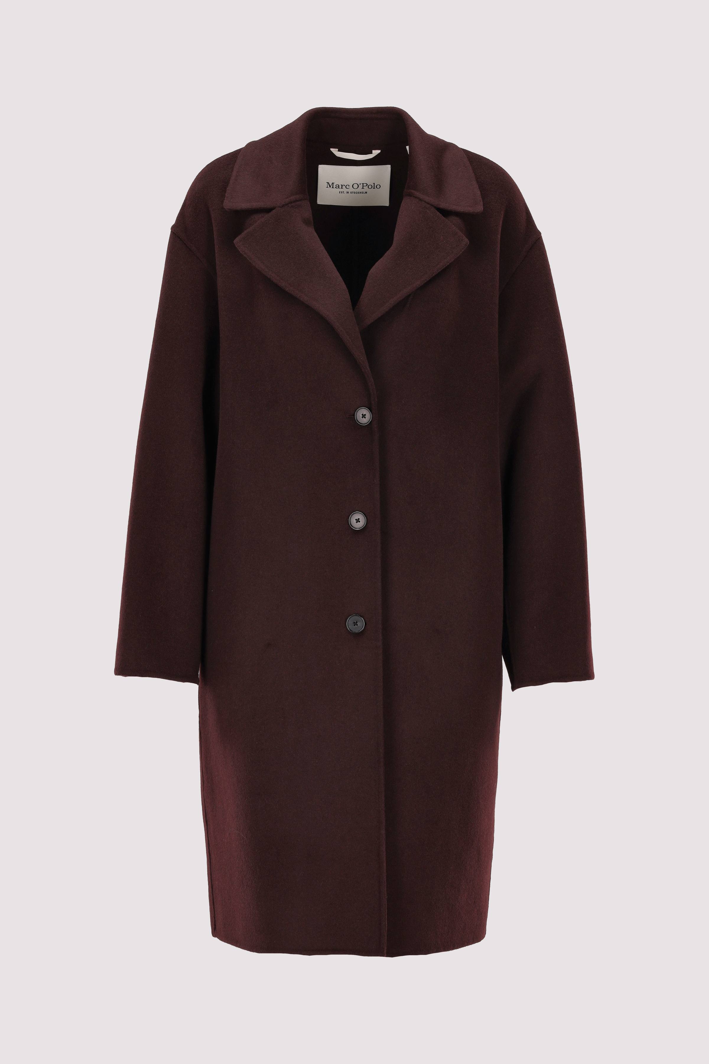 Marc O'Polo Outdoormantel Rot Wollmix