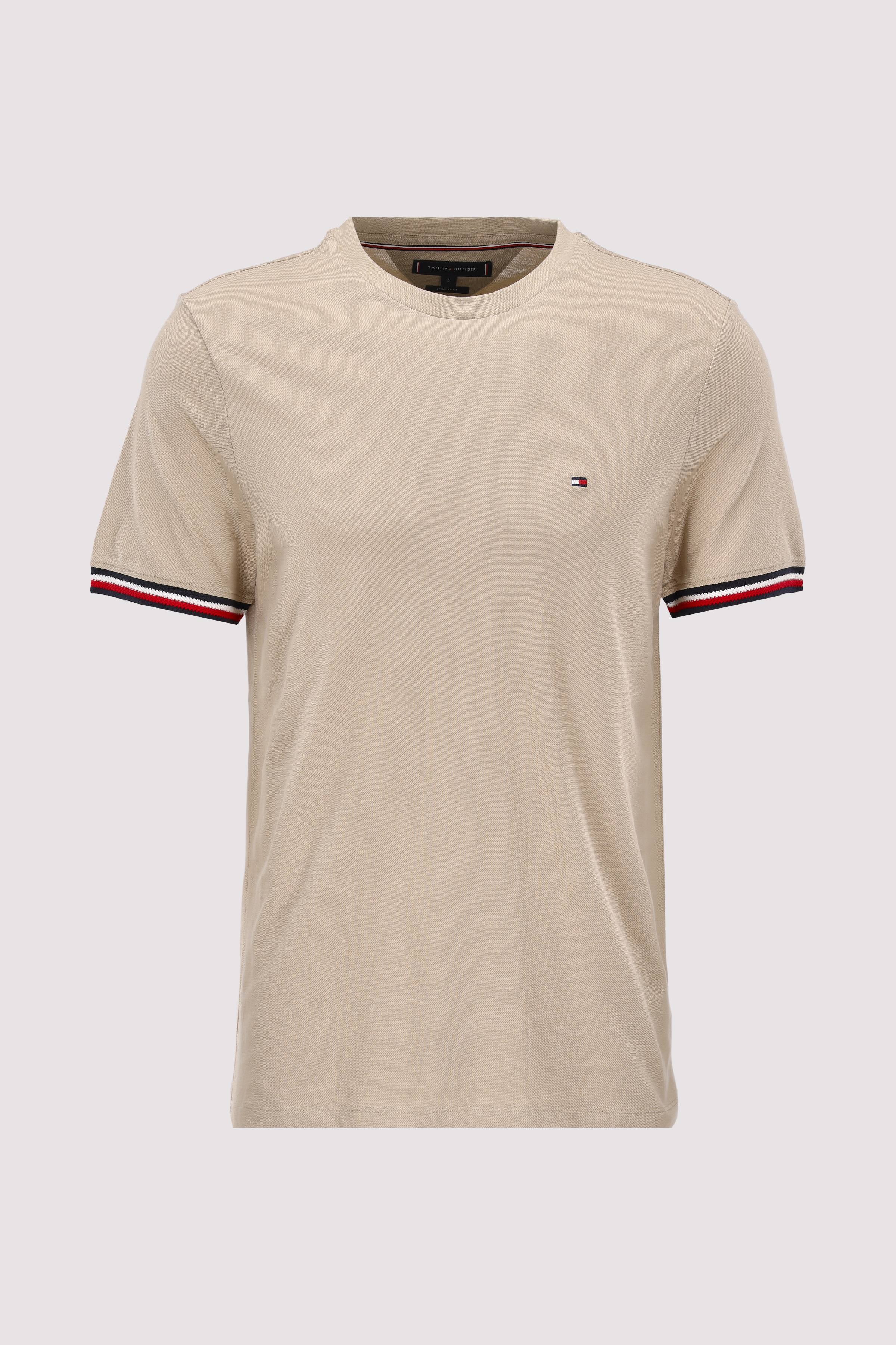 GLOBAL STRIPE CUFF TEE