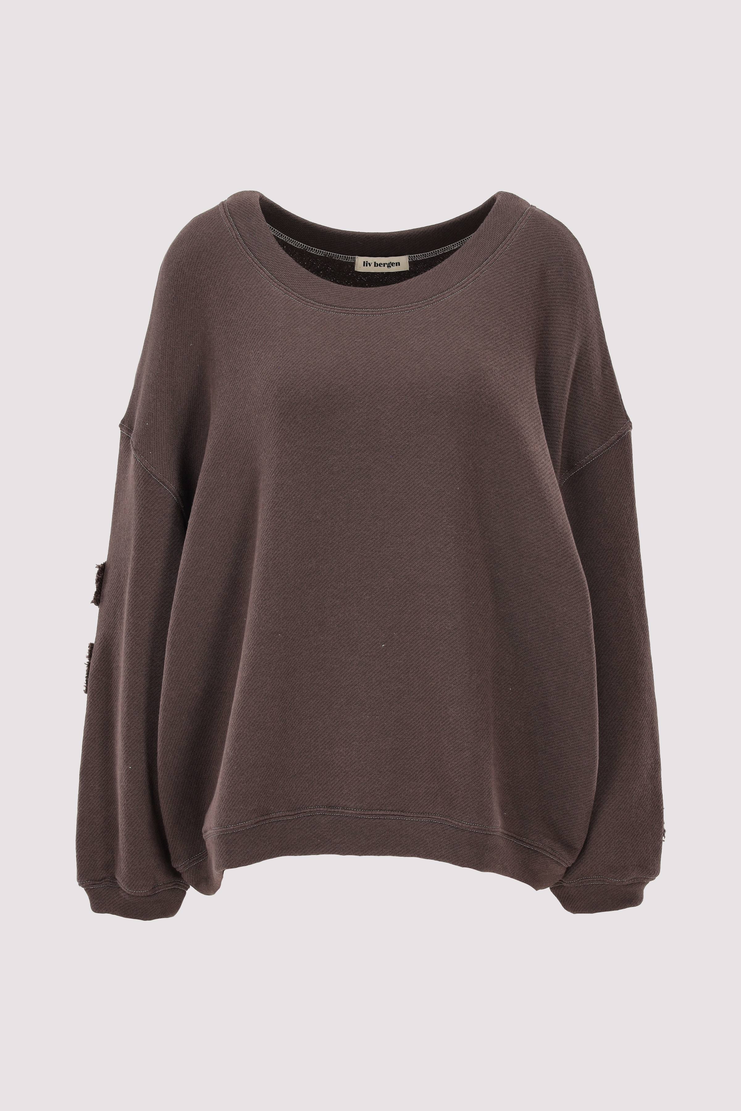 Liv Bergen Sweatshirt Espresso bequem