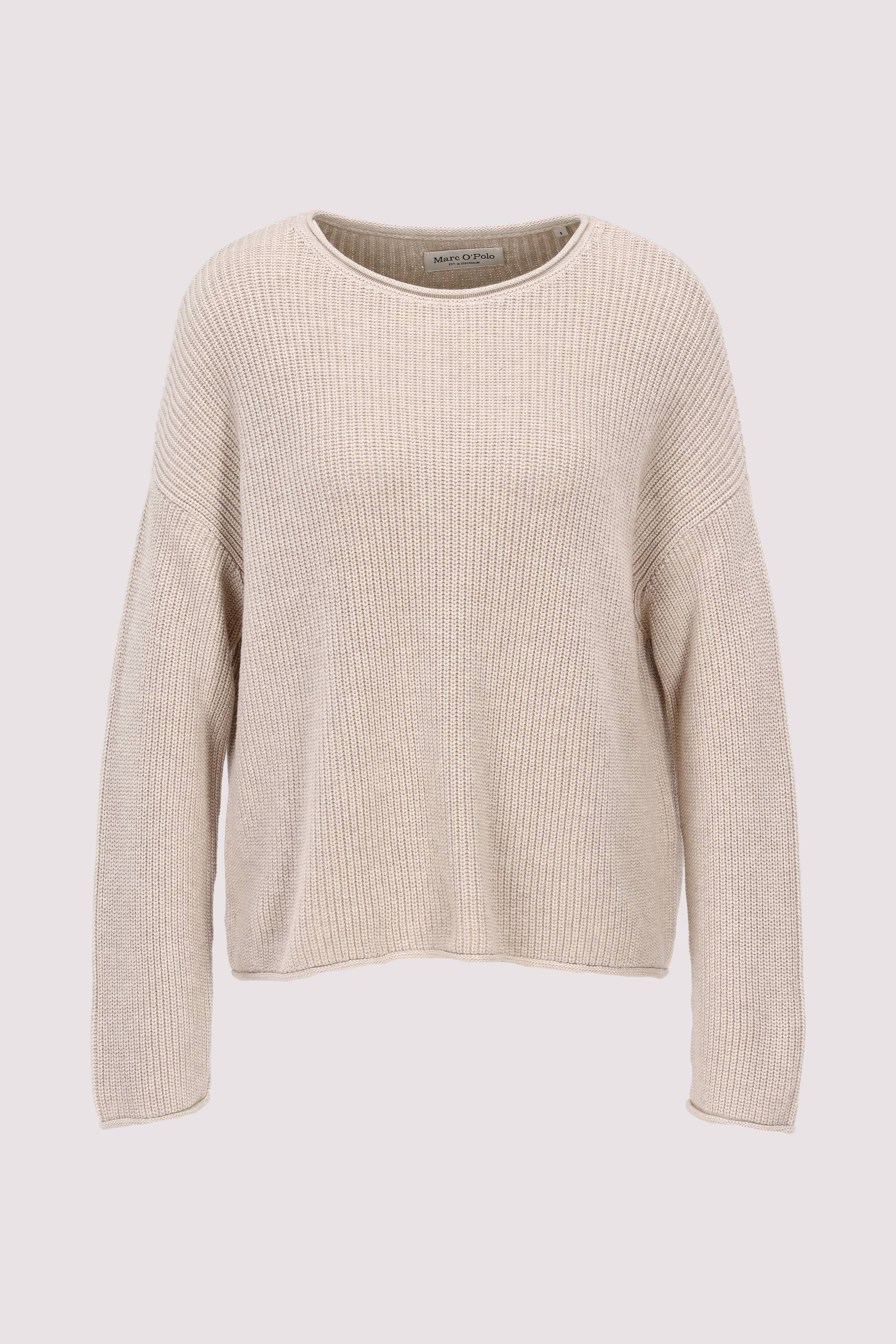 Pullover, longsleeve, boat nec