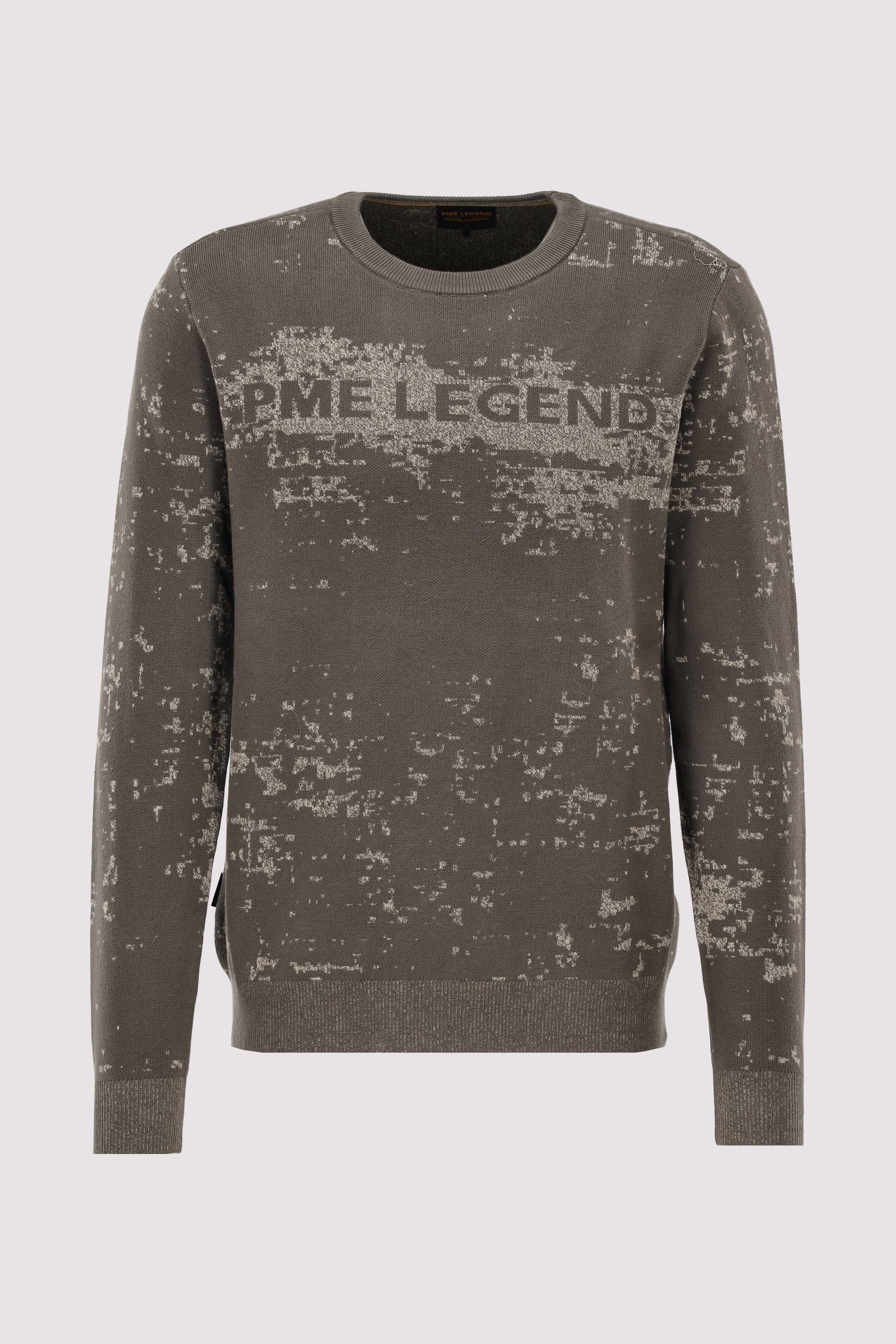 R-neck cotton jacquard