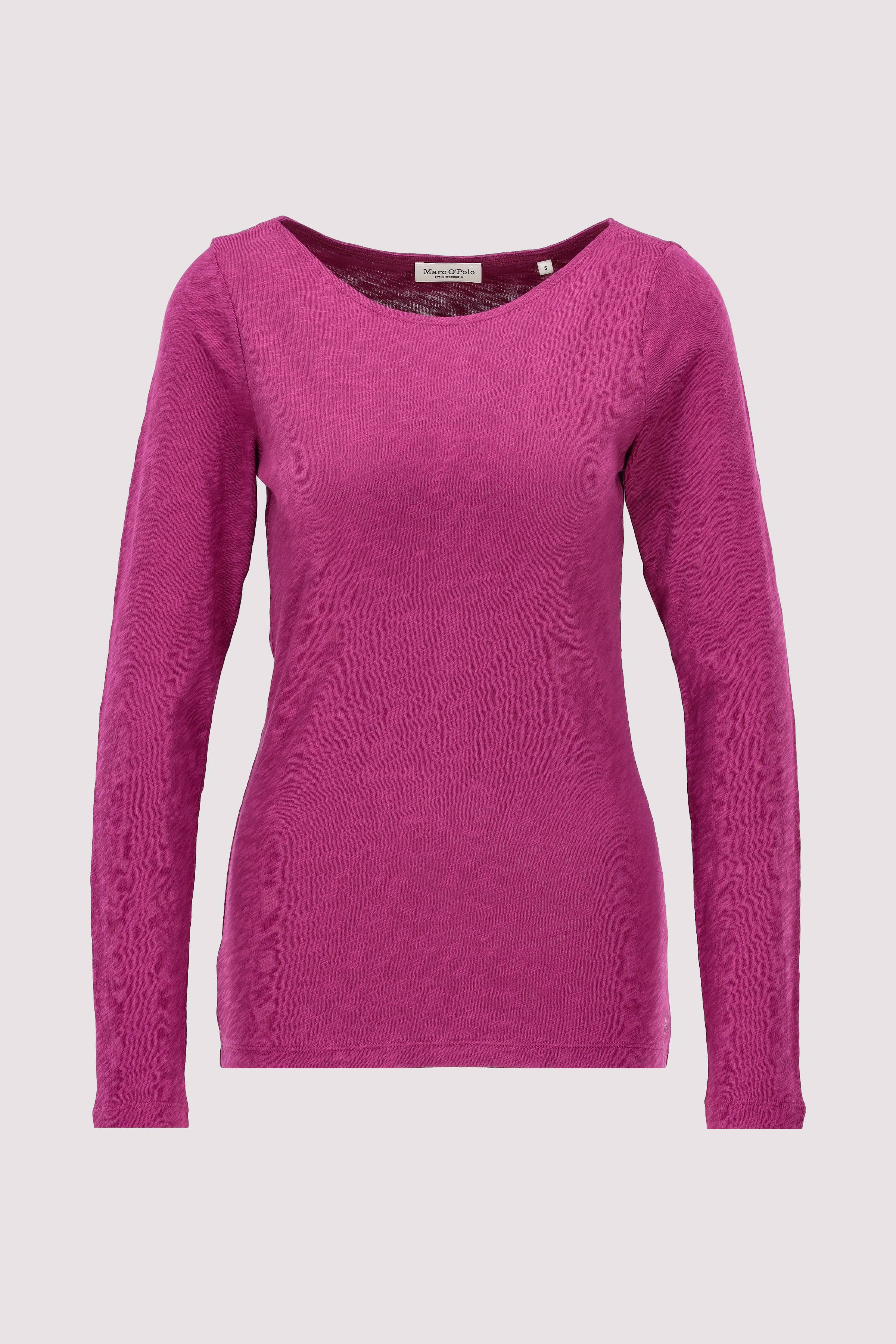 T-shirt, long sleeve, boat nec