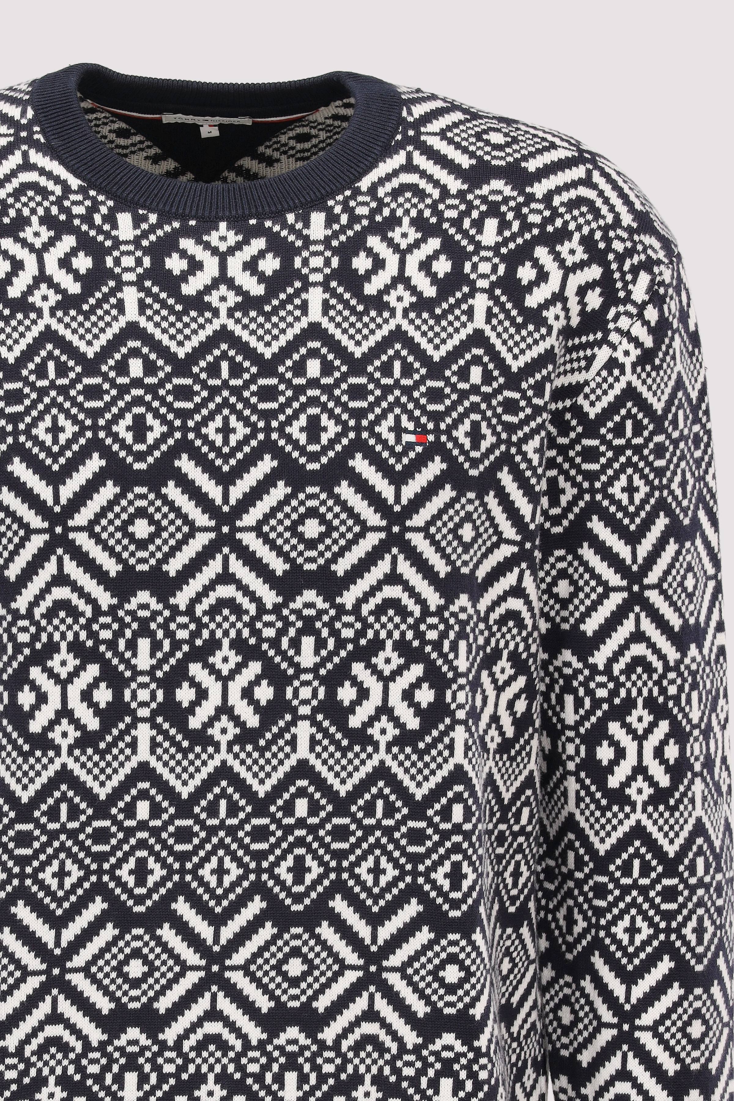 Tommy Hilfiger - AOP FAIRISLE COTTON CREW NECK