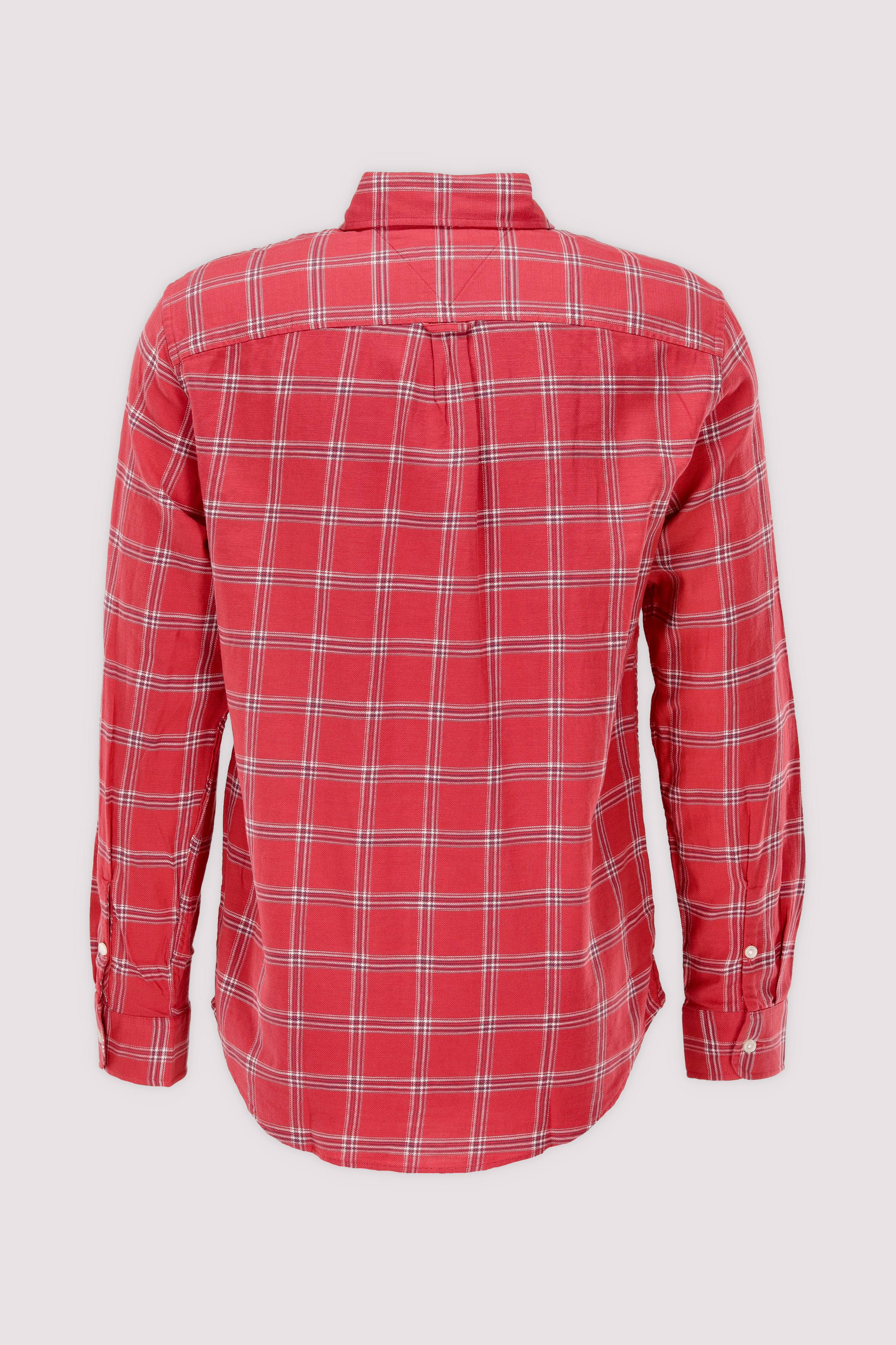 Tommy Hilfiger Herren Langarmhemd Rot