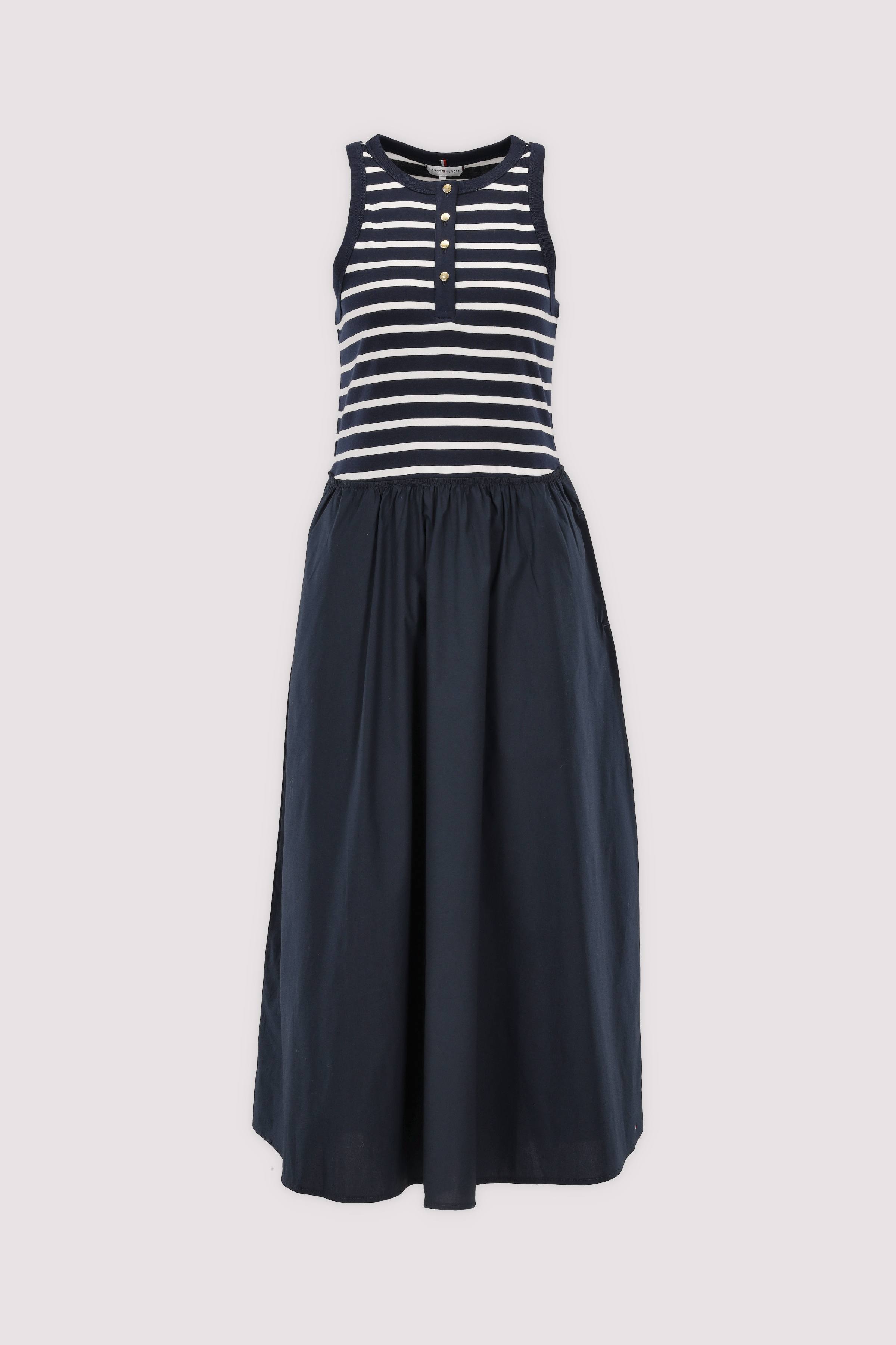 Tommy Hilfiger Midikleid Bio-Baumwolle