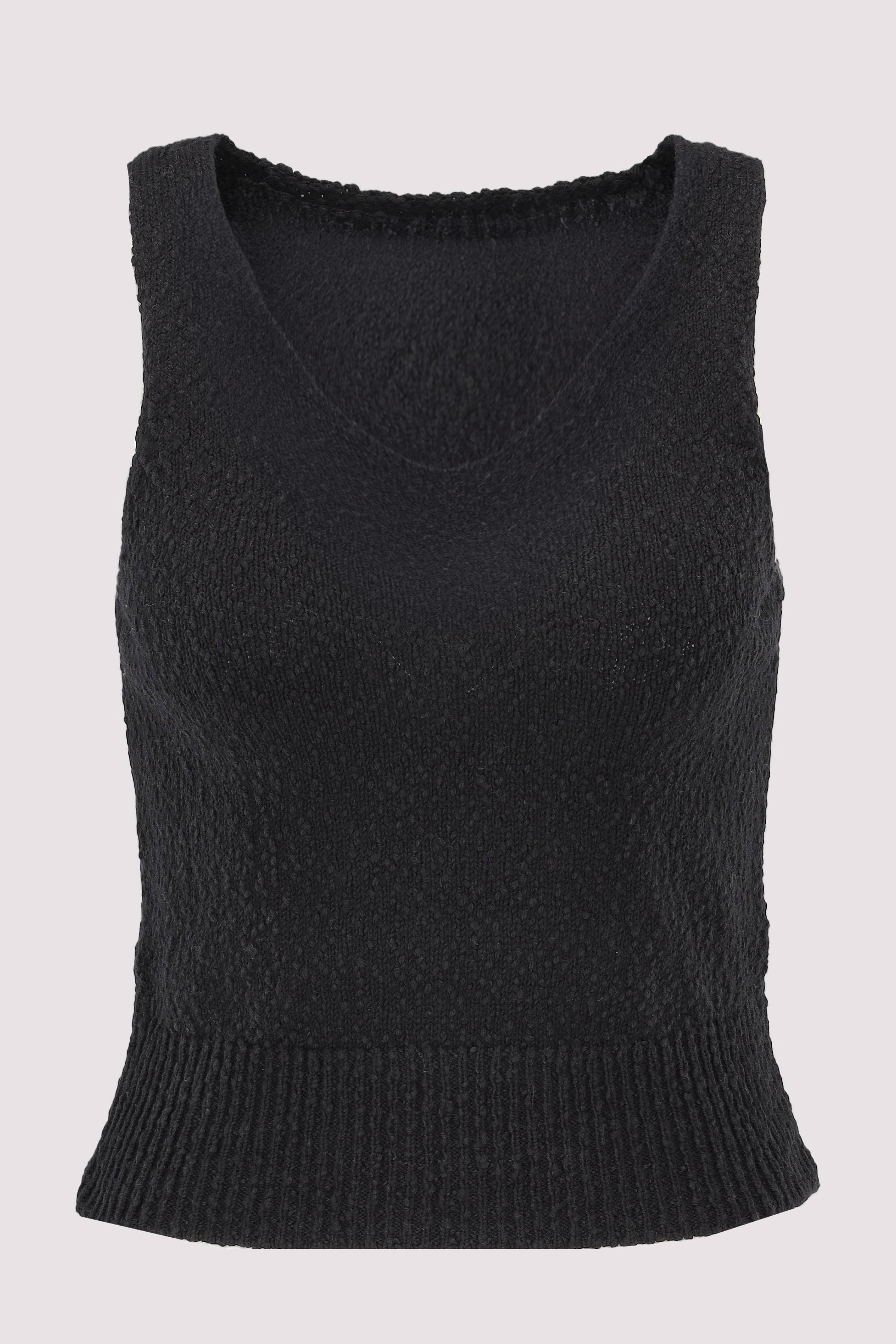 Knit Pullunder, Sleeveless, Ro
