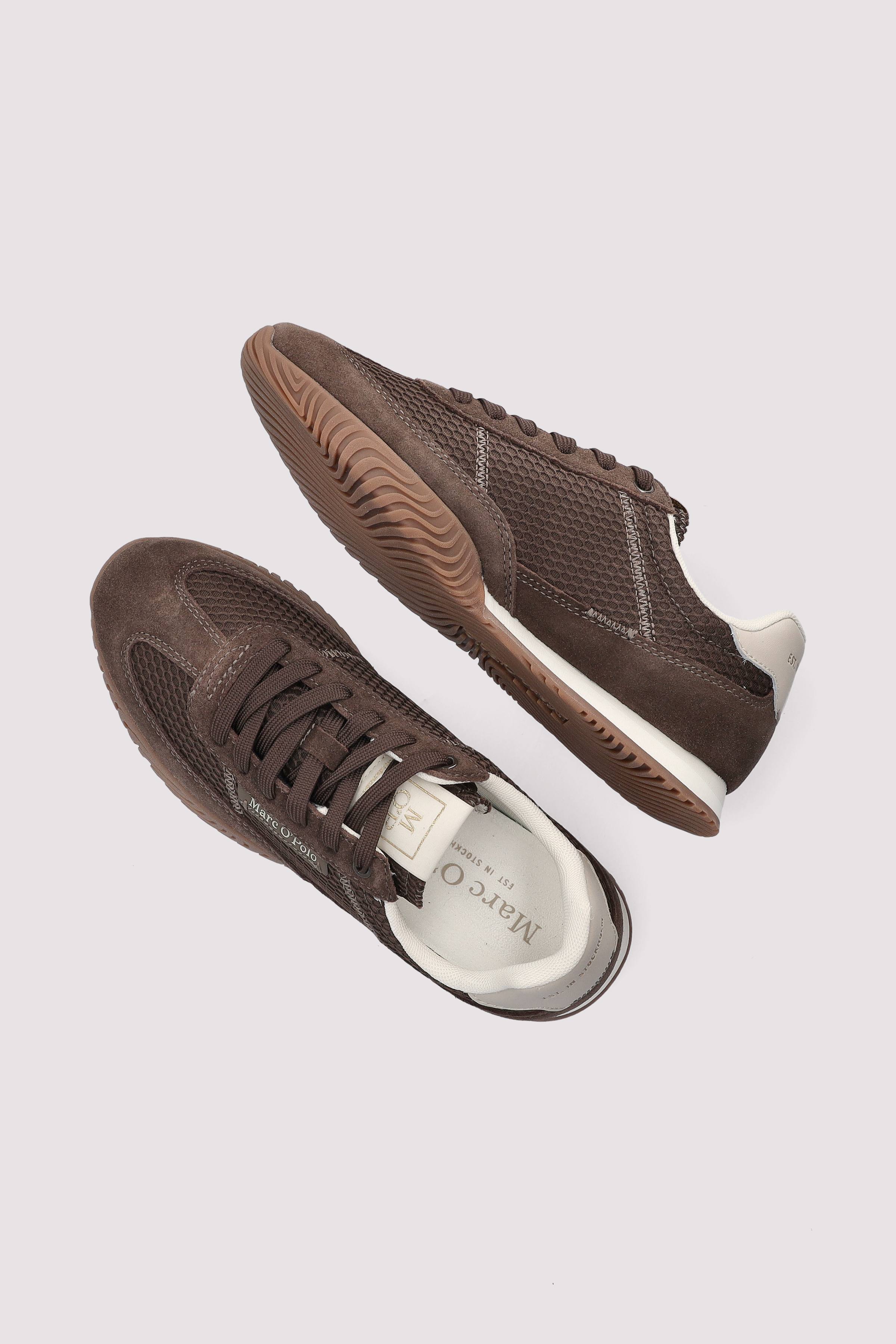 Marc O Polo Schuhe - Marc O'Polo Sneaker Leder Braun