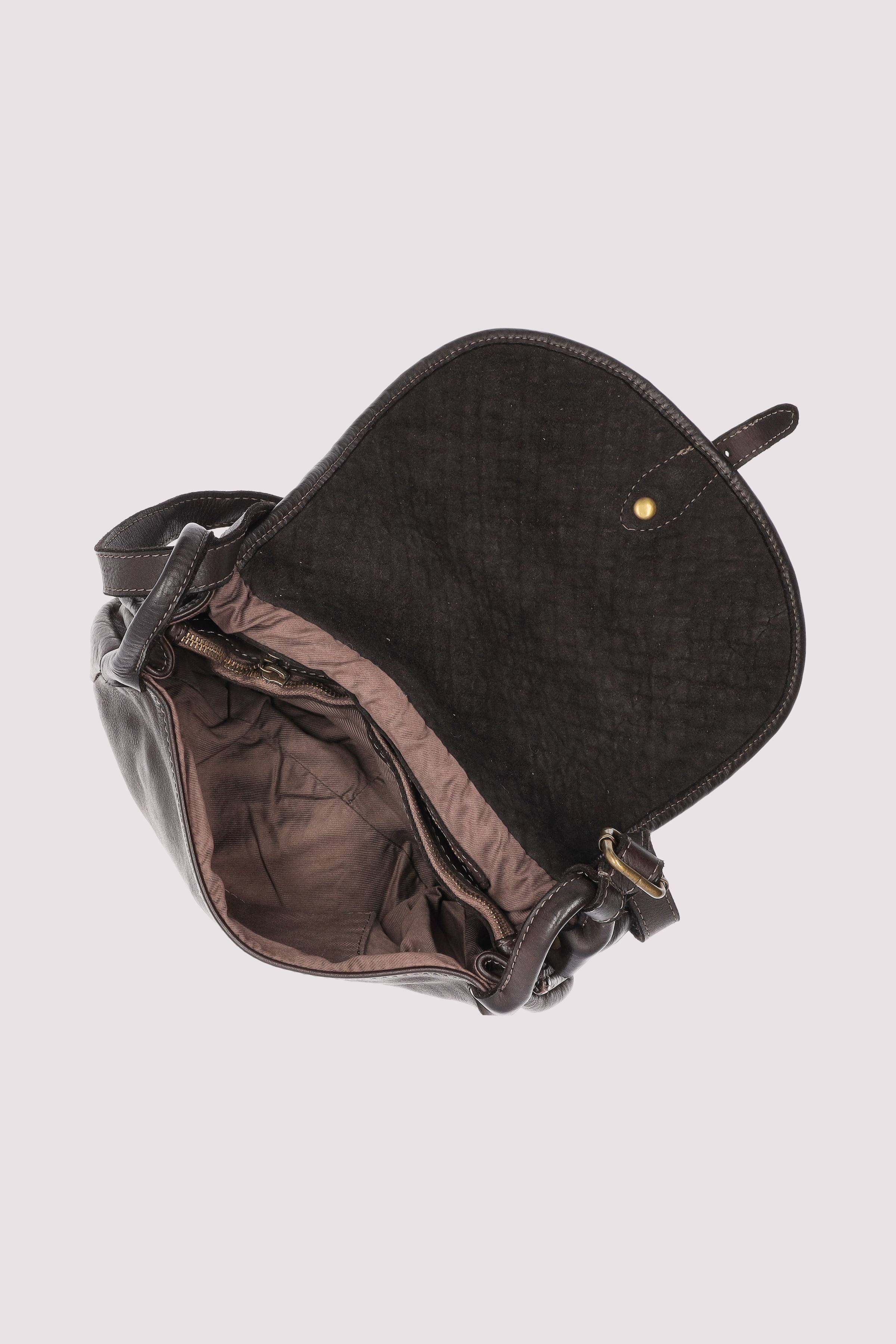 Marlon Bags - Marlon Bags Handtasche dunkelbraun