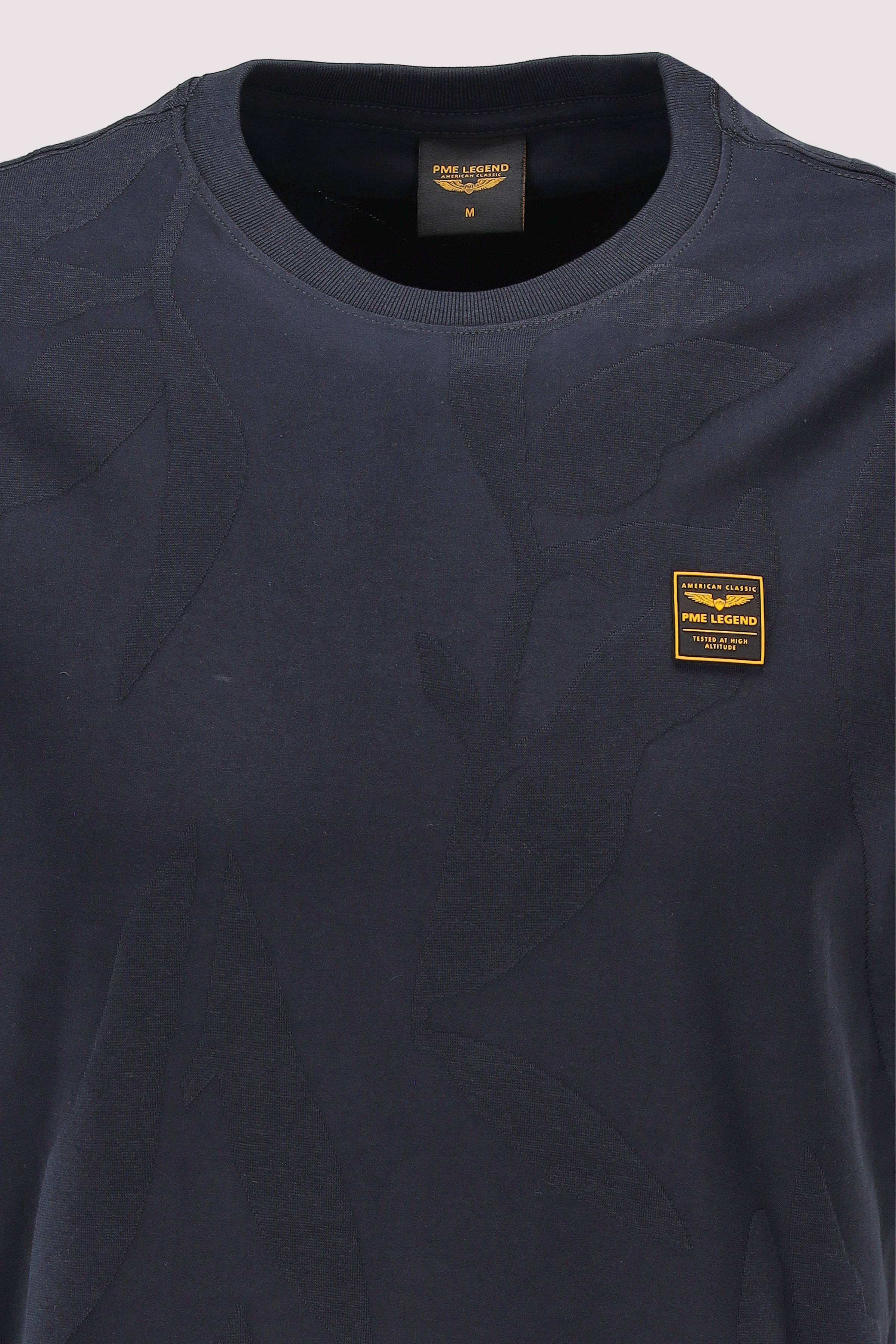PME Legend - Short sleeve r-neck jacquard j PME Legend - Short sleeve r-neck jacquard j