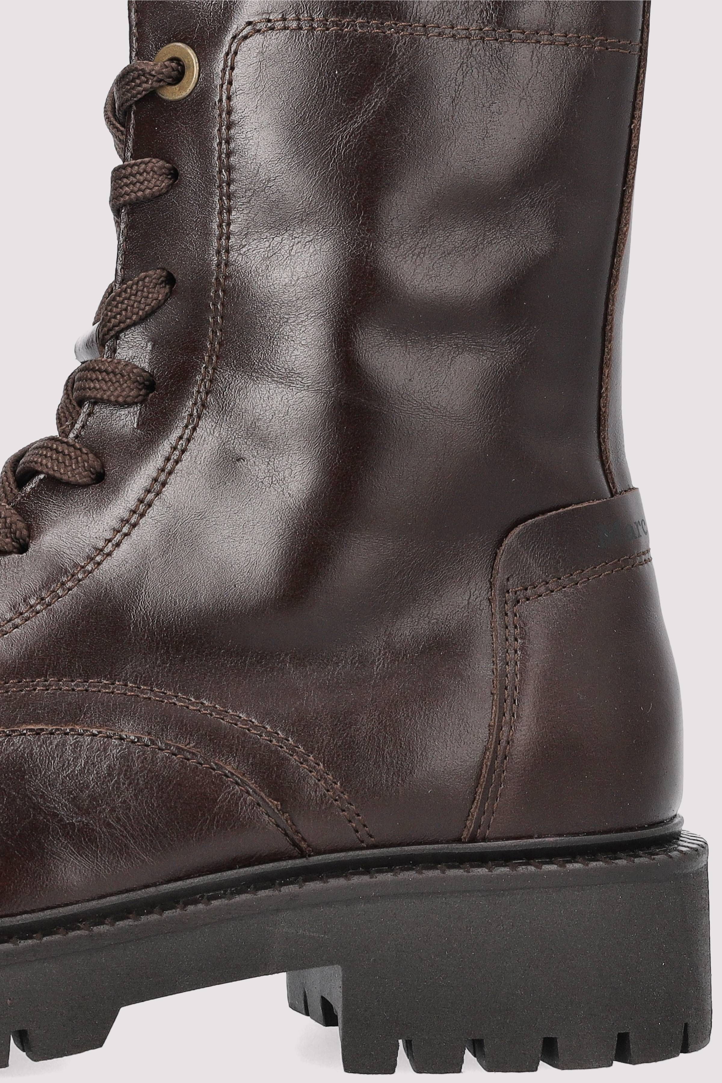 Marc O Polo Schuhe - Marc O'Polo Damen Ankle Boot braun Leder