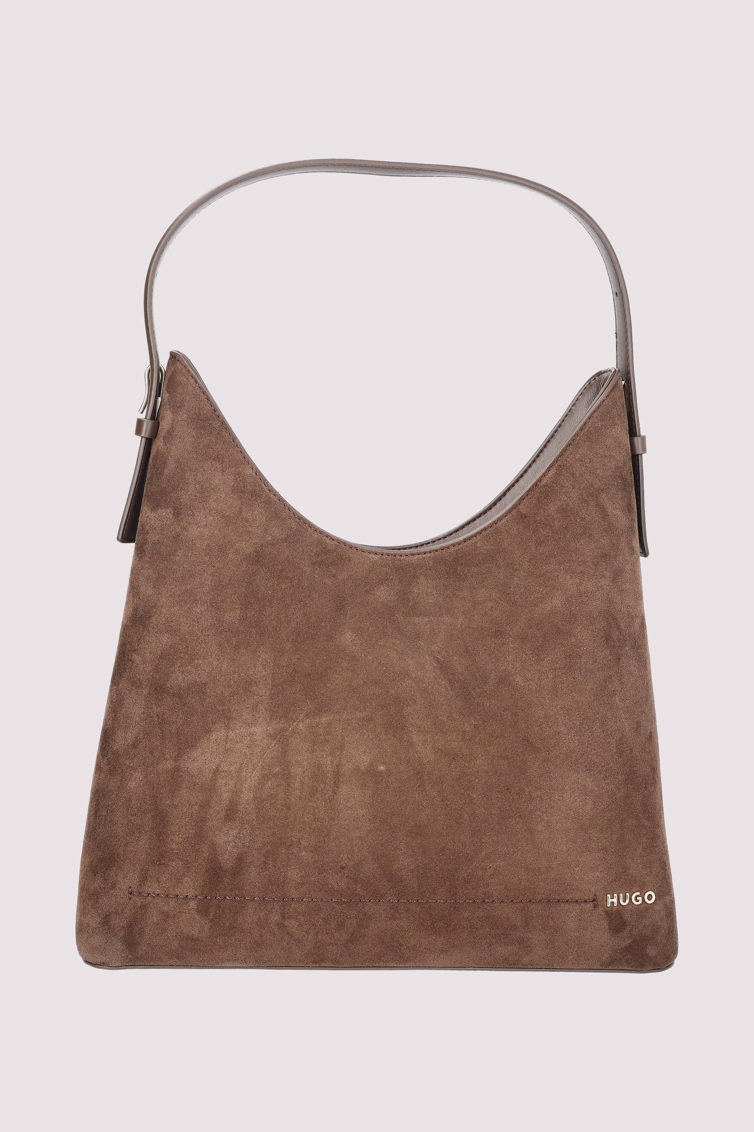 HUGO Handtasche dunkelbraun urban chic