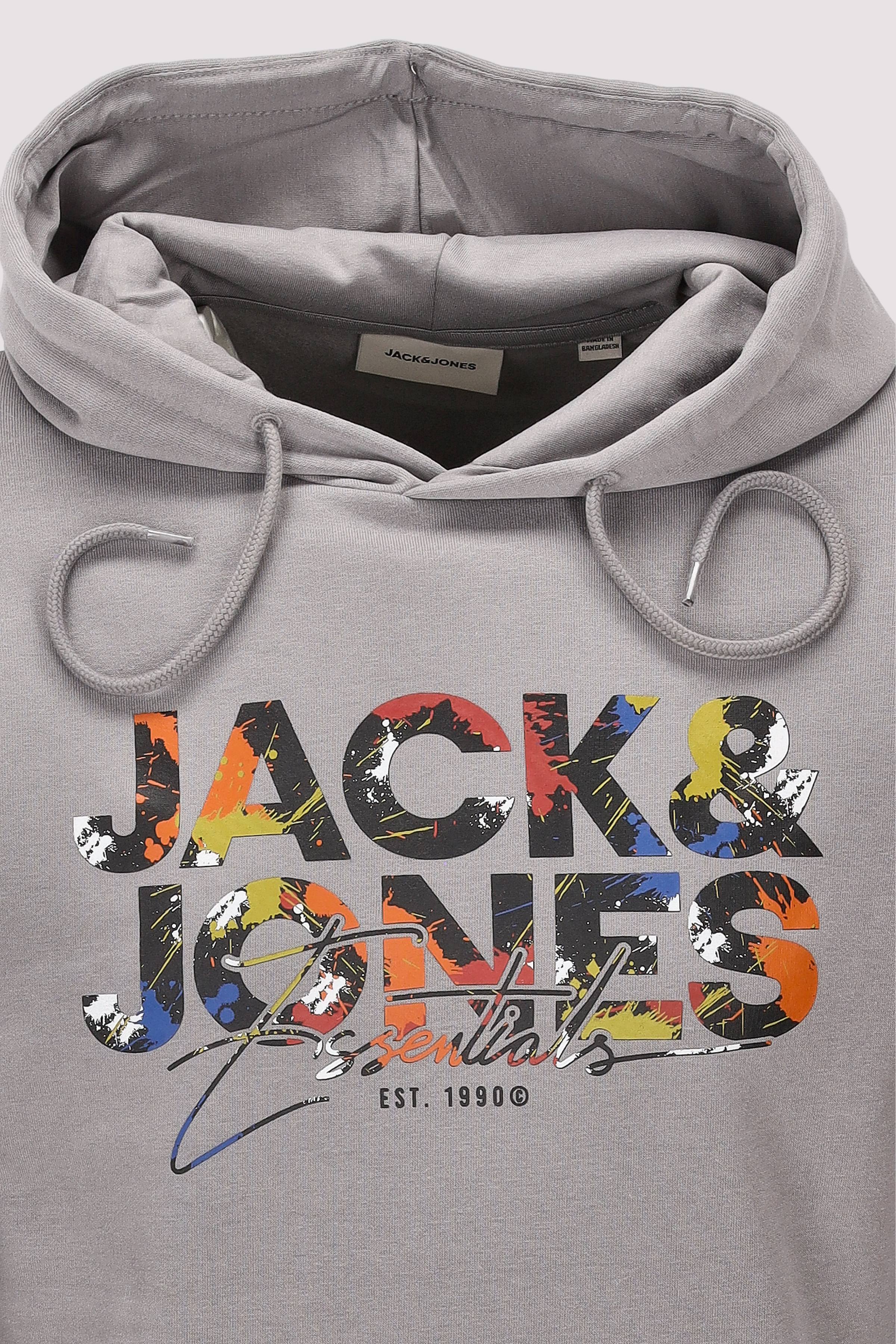 Jack and Jones - JJGEPLAS SWEAT HOOD LN Jack and Jones - JJGEPLAS SWEAT HOOD LN