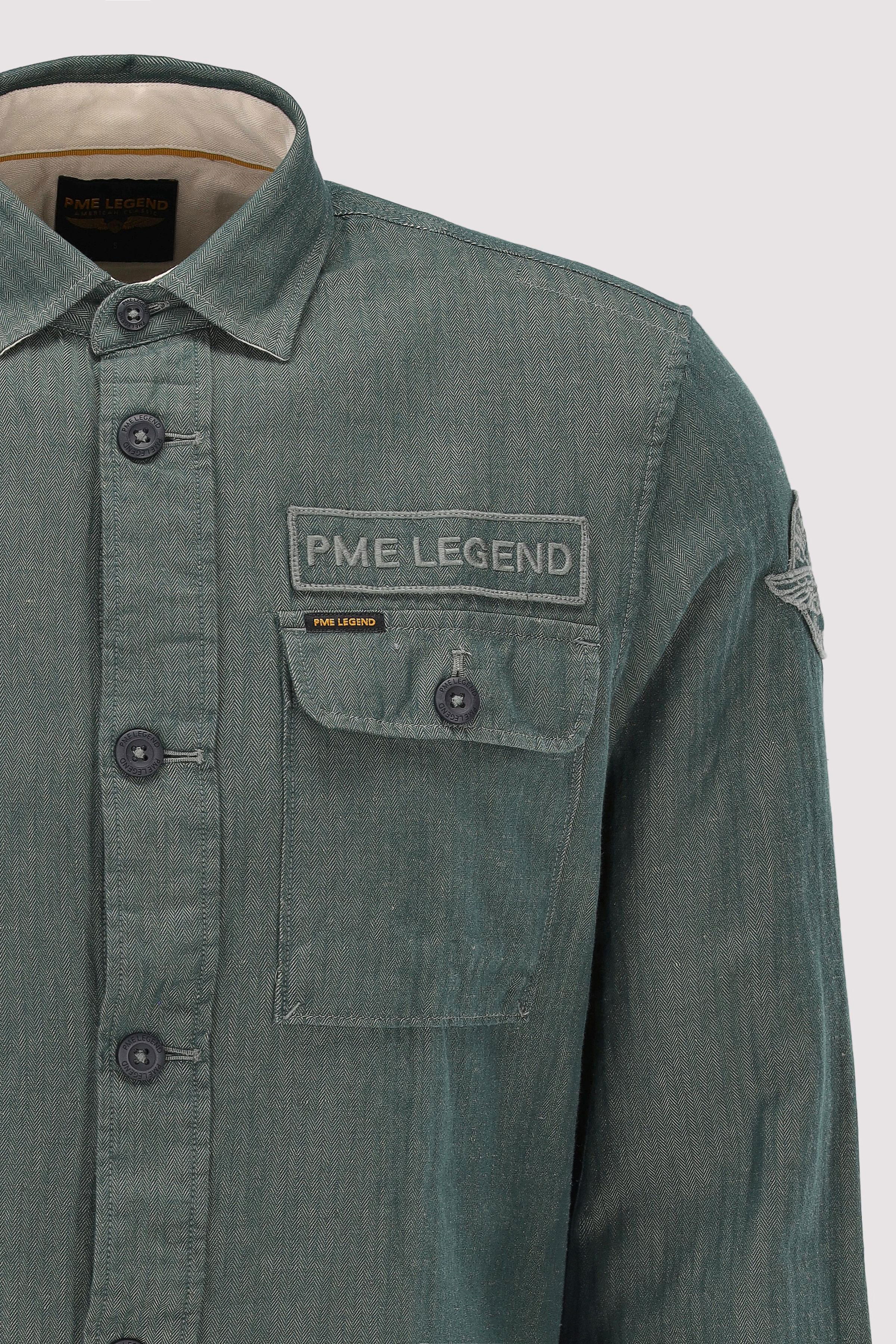 PME Legend - Long Sleeve Shirt Ctn/Linen He PME Legend - Long Sleeve Shirt Ctn/Linen He