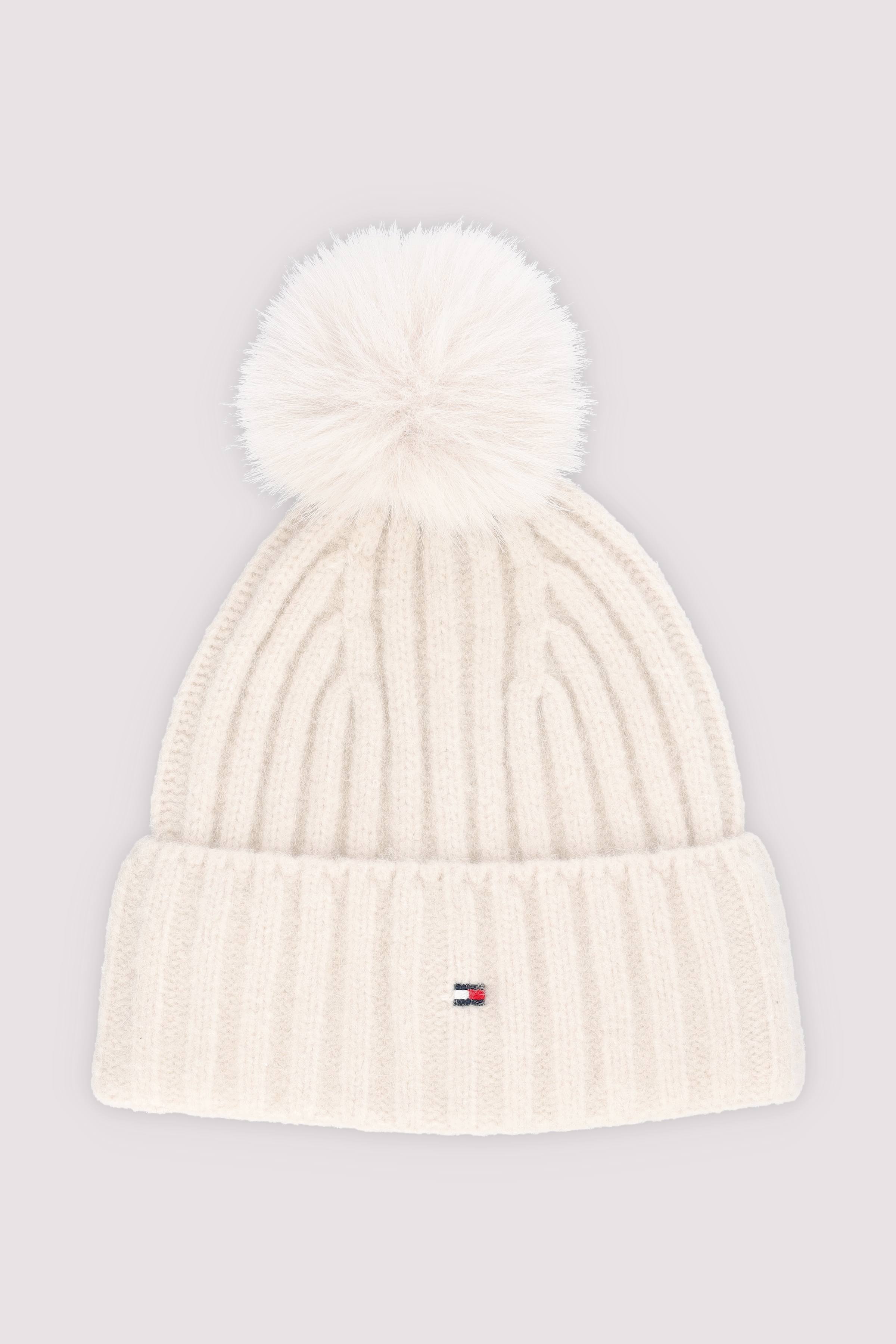 Tommy Hilfiger Mütze beige, Alpakawolle