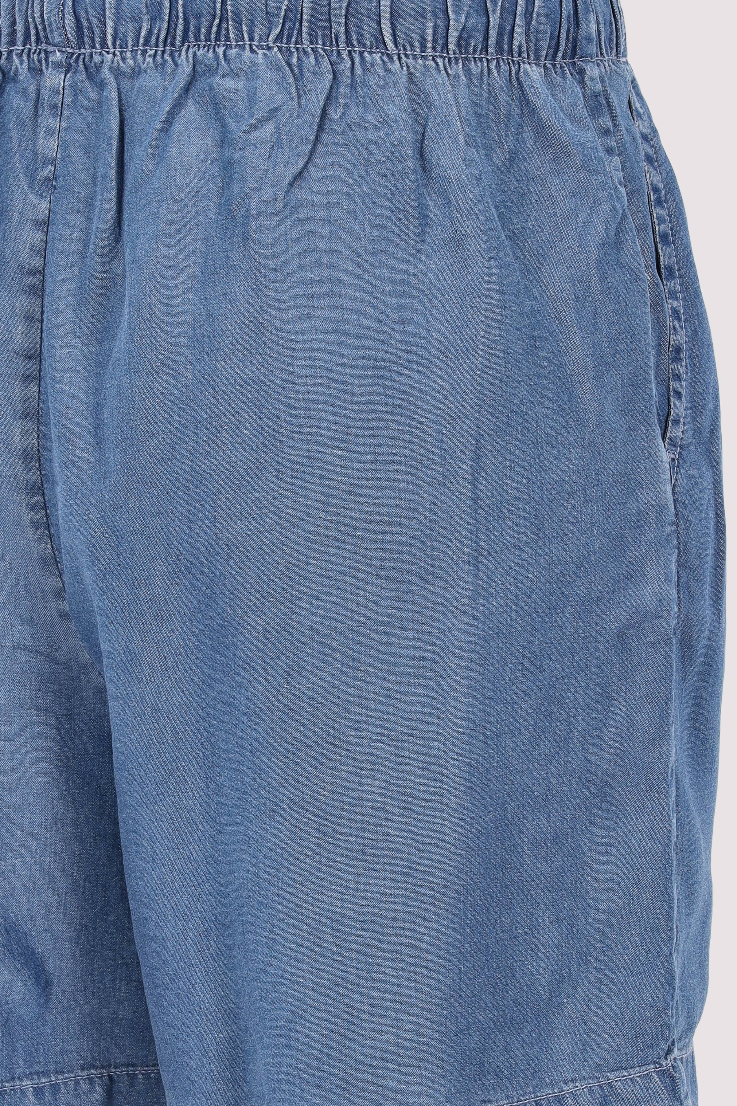 Selected - Selected Damen-Shorts Medium Blue Denim