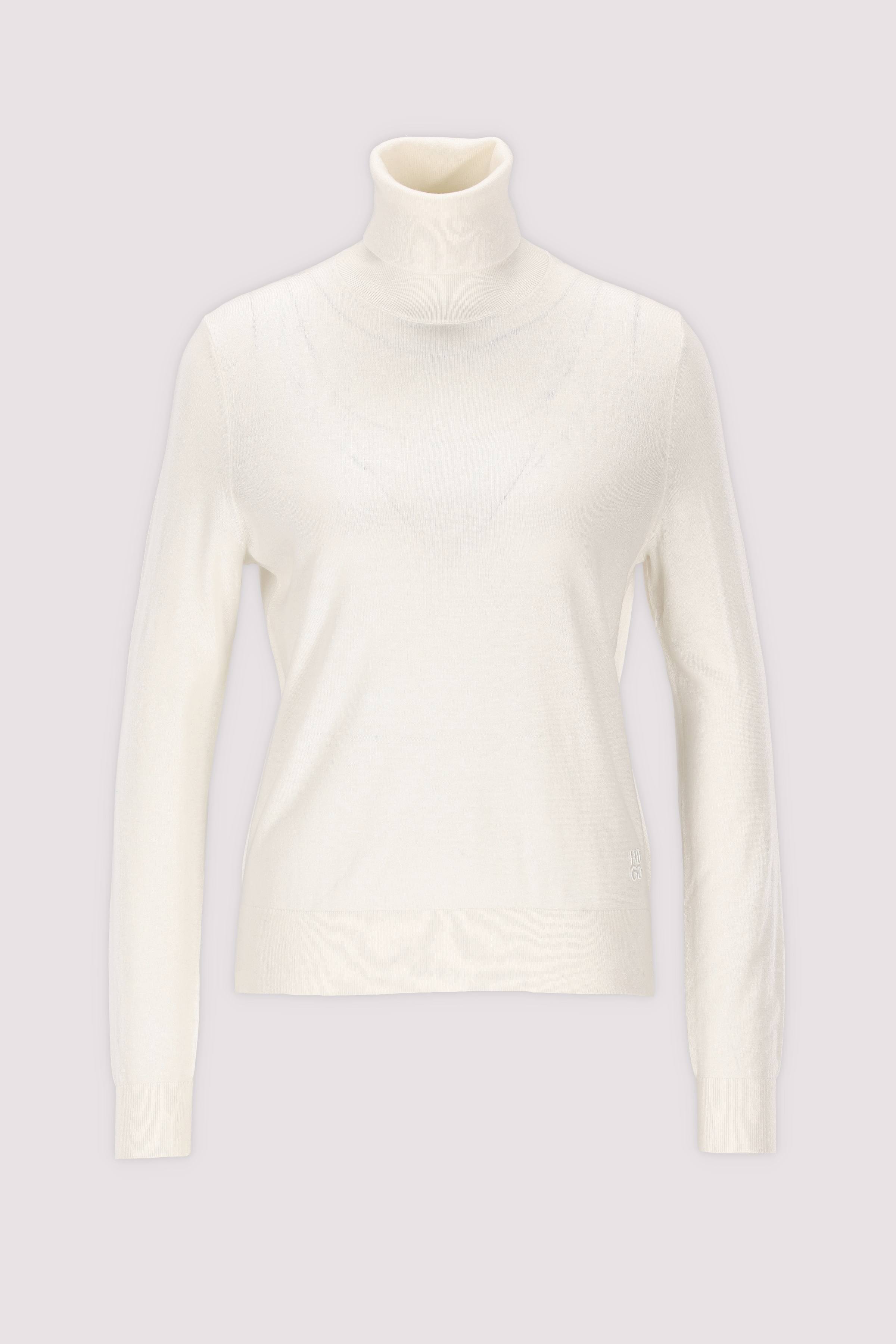 HUGO Rollkragenpullover offwhite