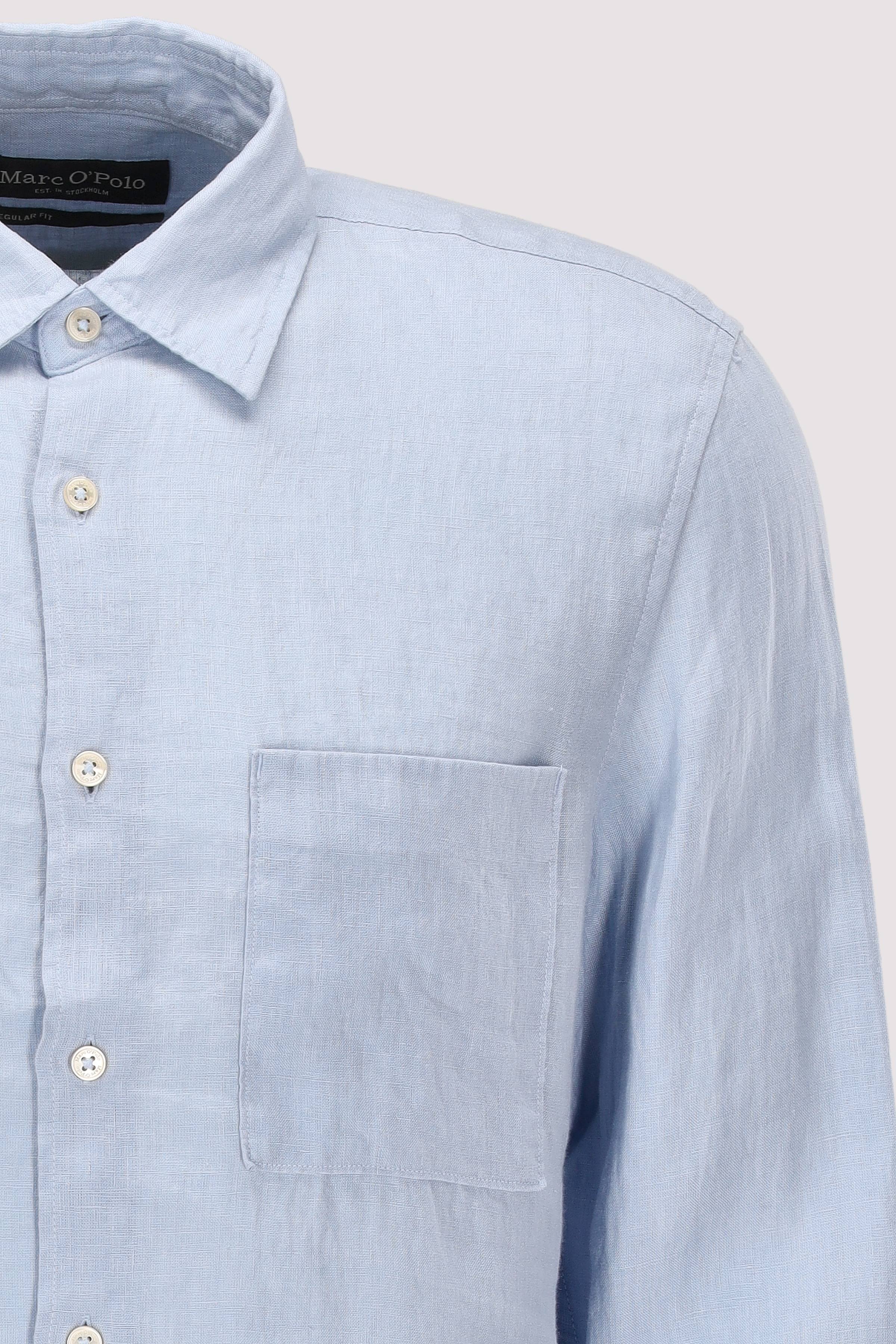 Marc O Polo Casual - Marc O'Polo Leinenhemd dusted blue