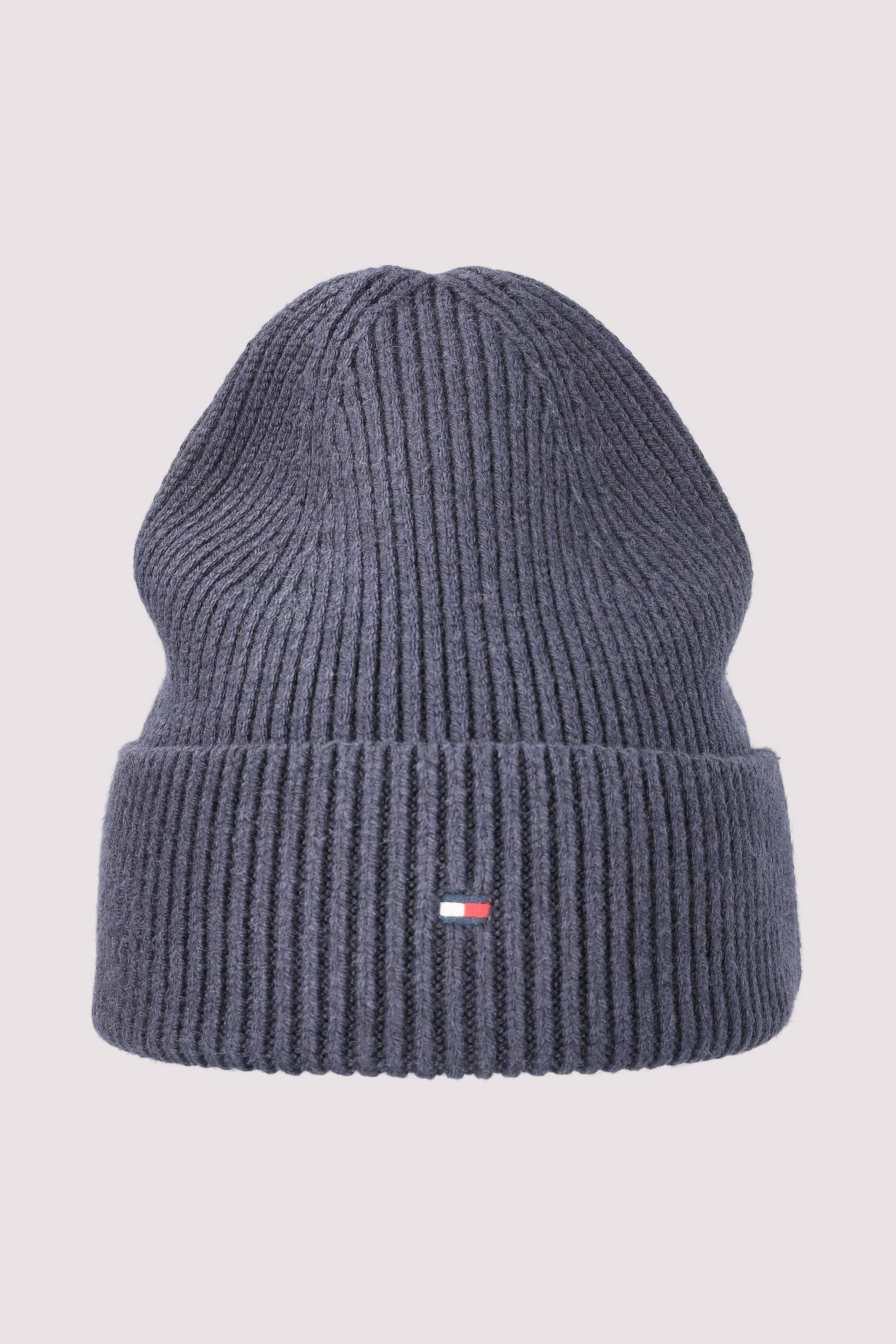 Tommy Hilfiger - Tommy Hilfiger weiche Mütze blau