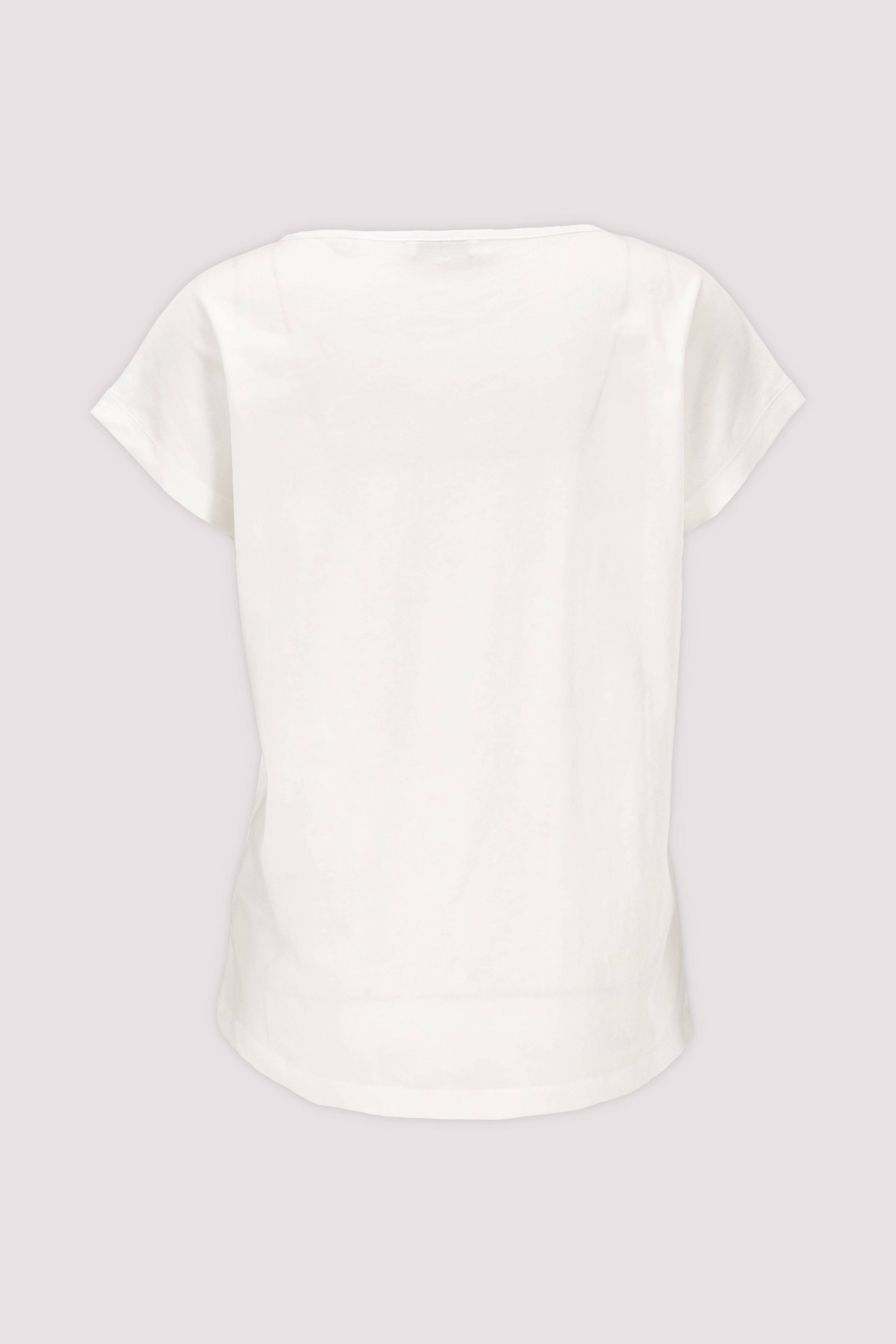 Marc O'Polo Damen T-Shirt Weiß Baumwolle