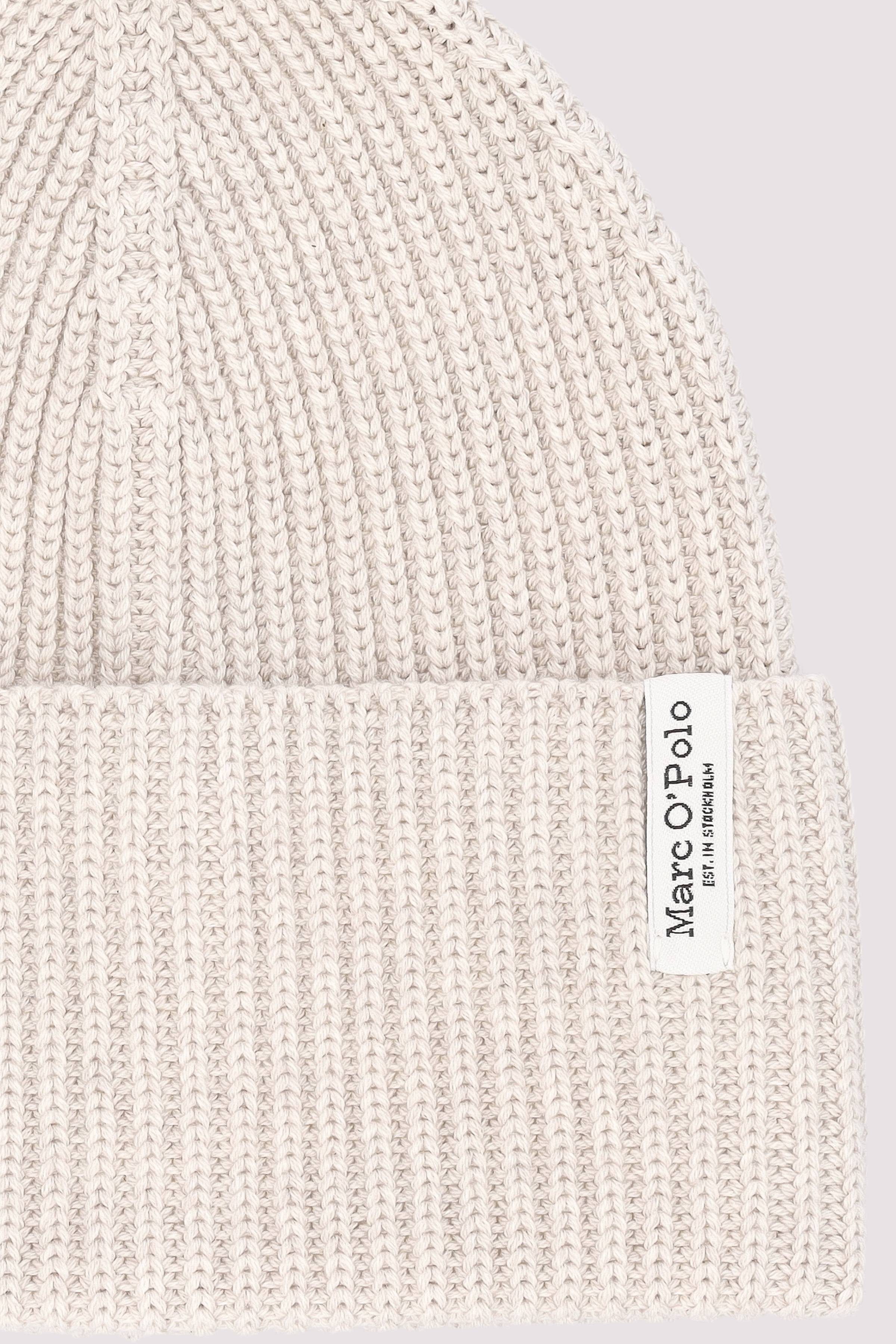 Marc O'Polo Damenmütze beige Baumwolle