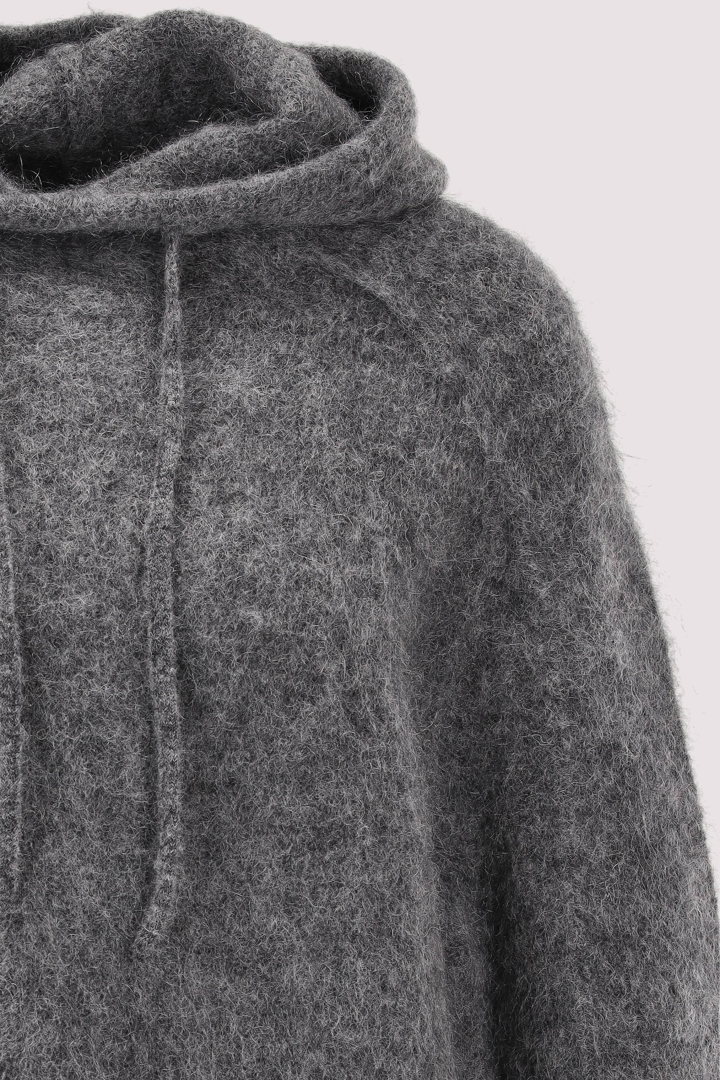 Marc O'Polo Denim - Marc O'Polo Strickhoodie grau, Mohairmix