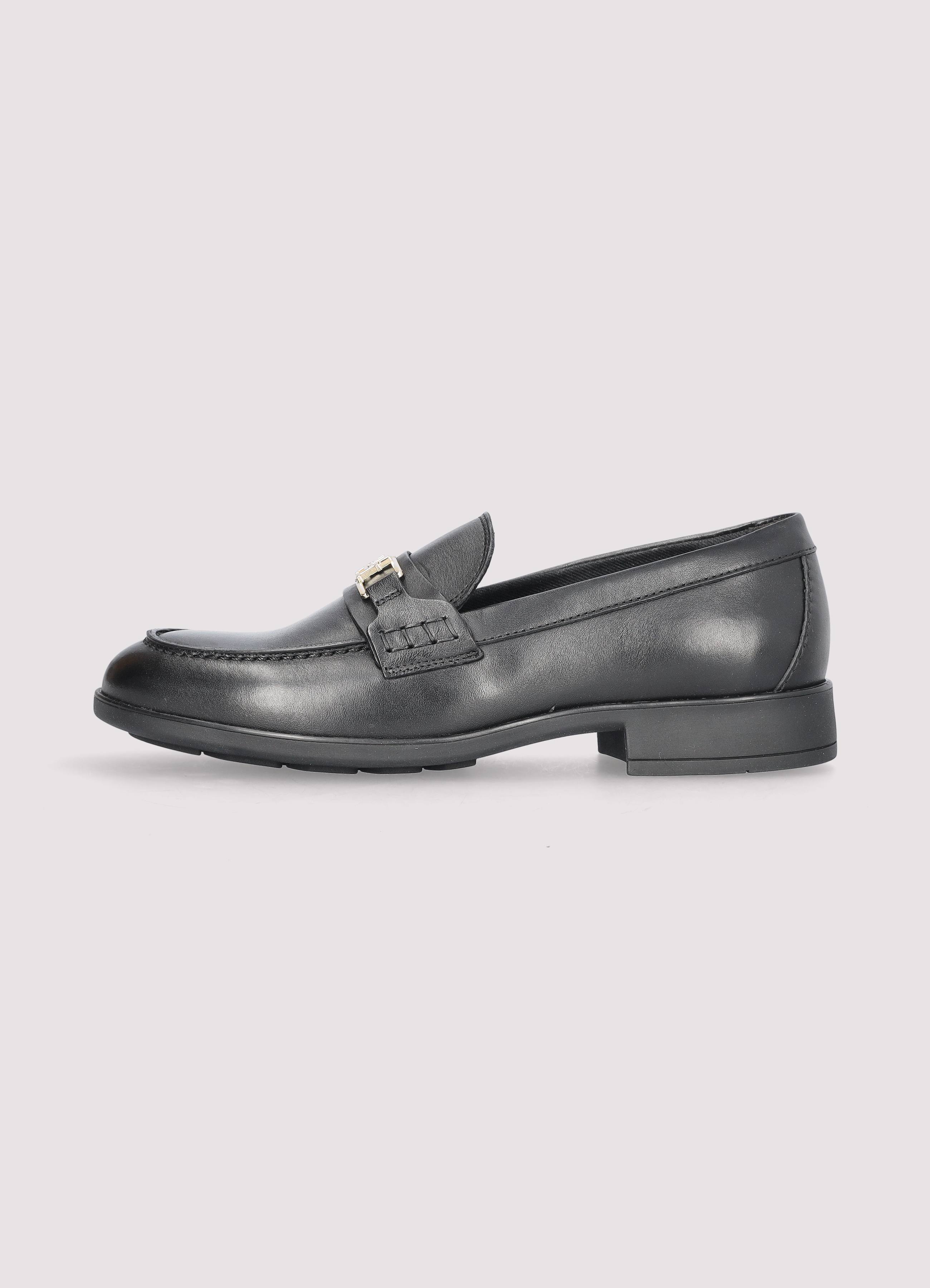 Tommy Hilfiger - TH LOGO LEATHER LOAFER Tommy Hilfiger - TH LOGO LEATHER LOAFER