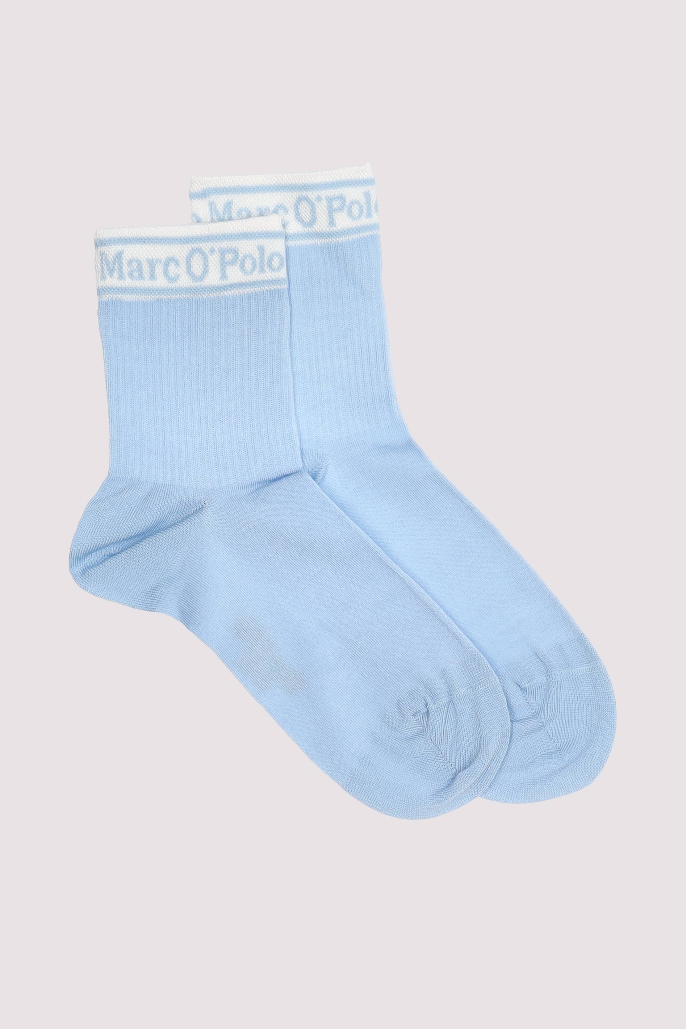 Marc O Polo Shoes - Quarter Socks with Logo, 1-Pac