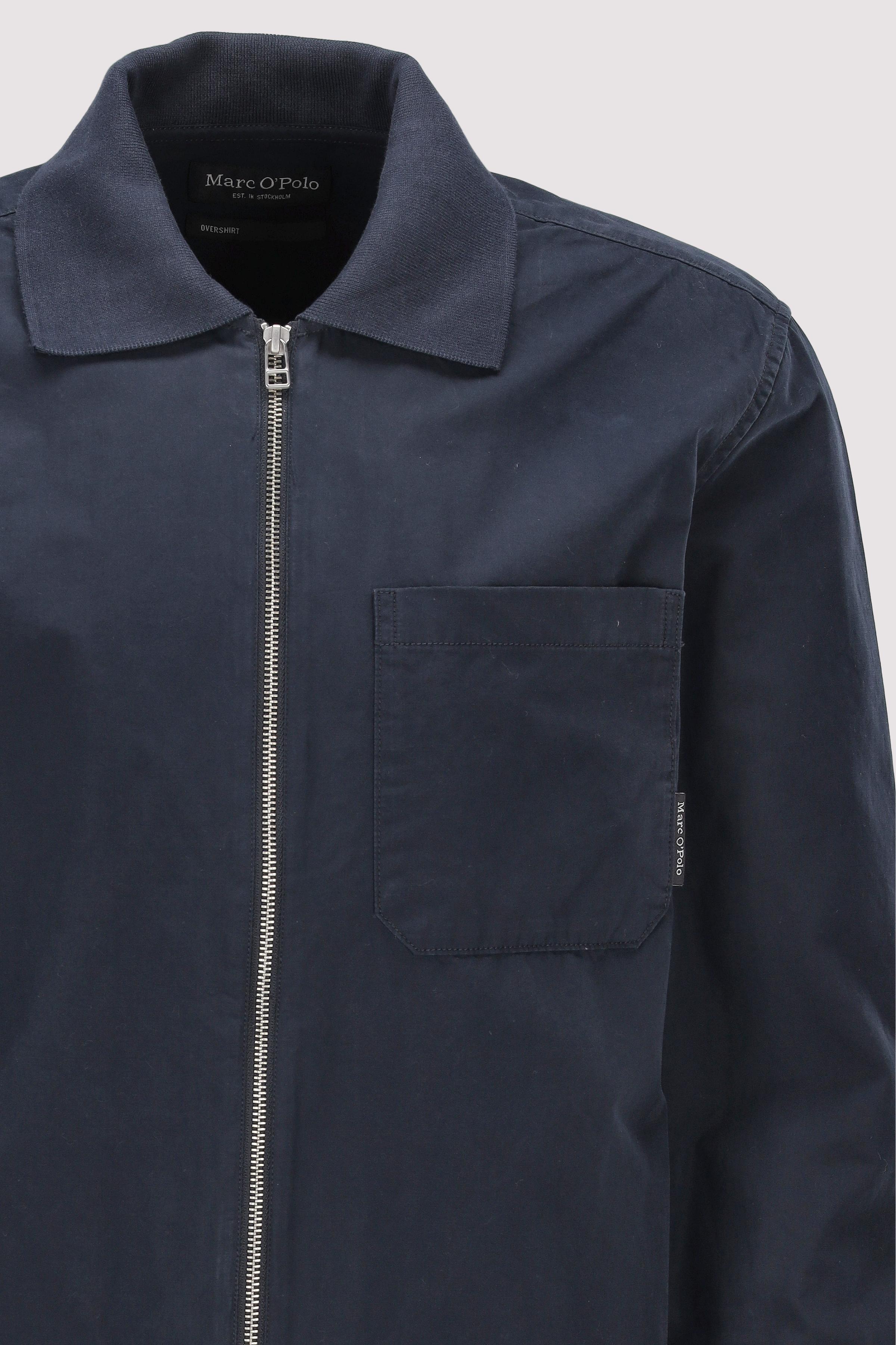 Marc O´Polo International - Overshirt with knitted collar,