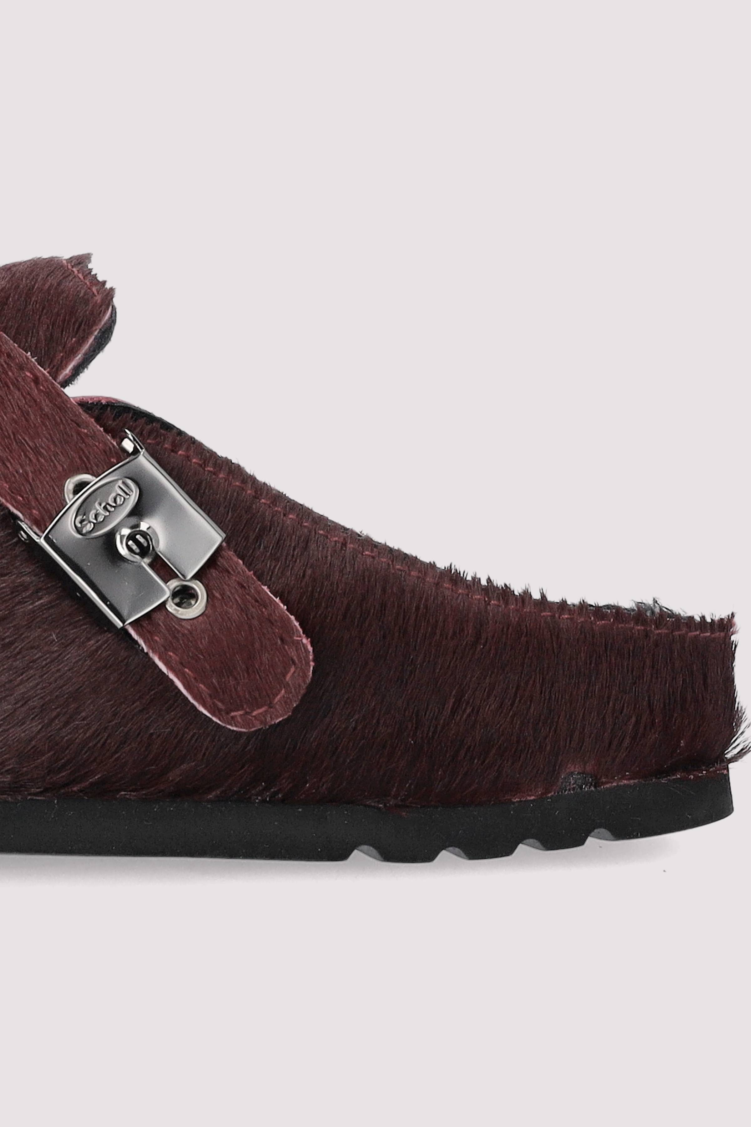 Scholl Sandale aus Leder Cherry