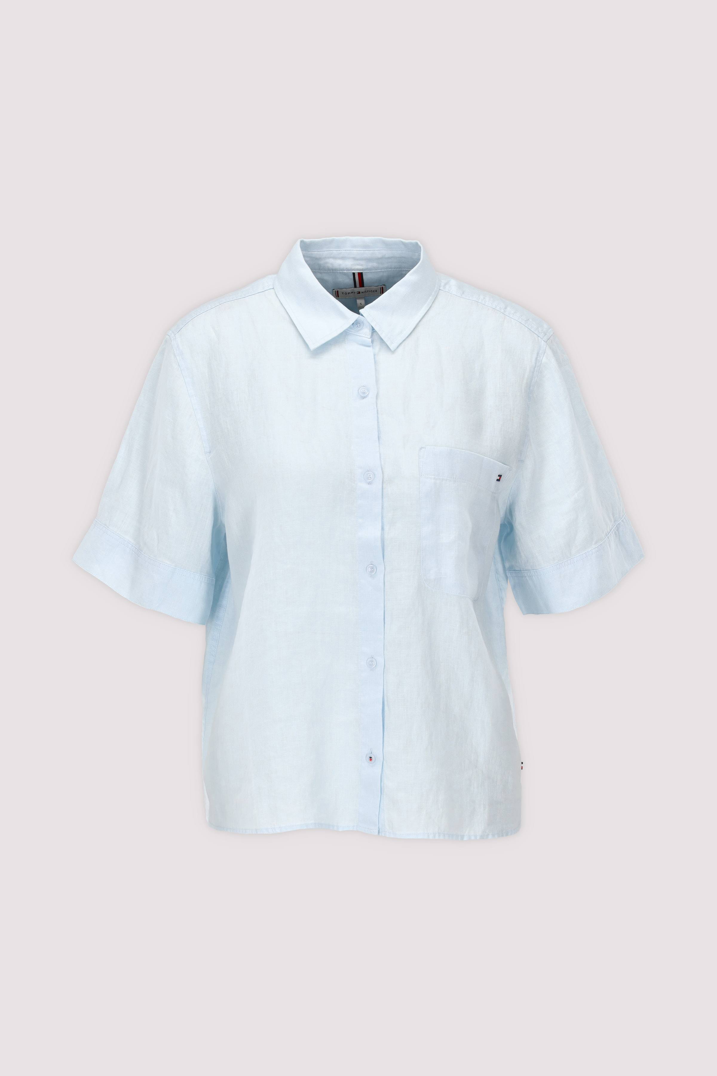 Tommy Hilfiger Leinenbluse Damen Blau