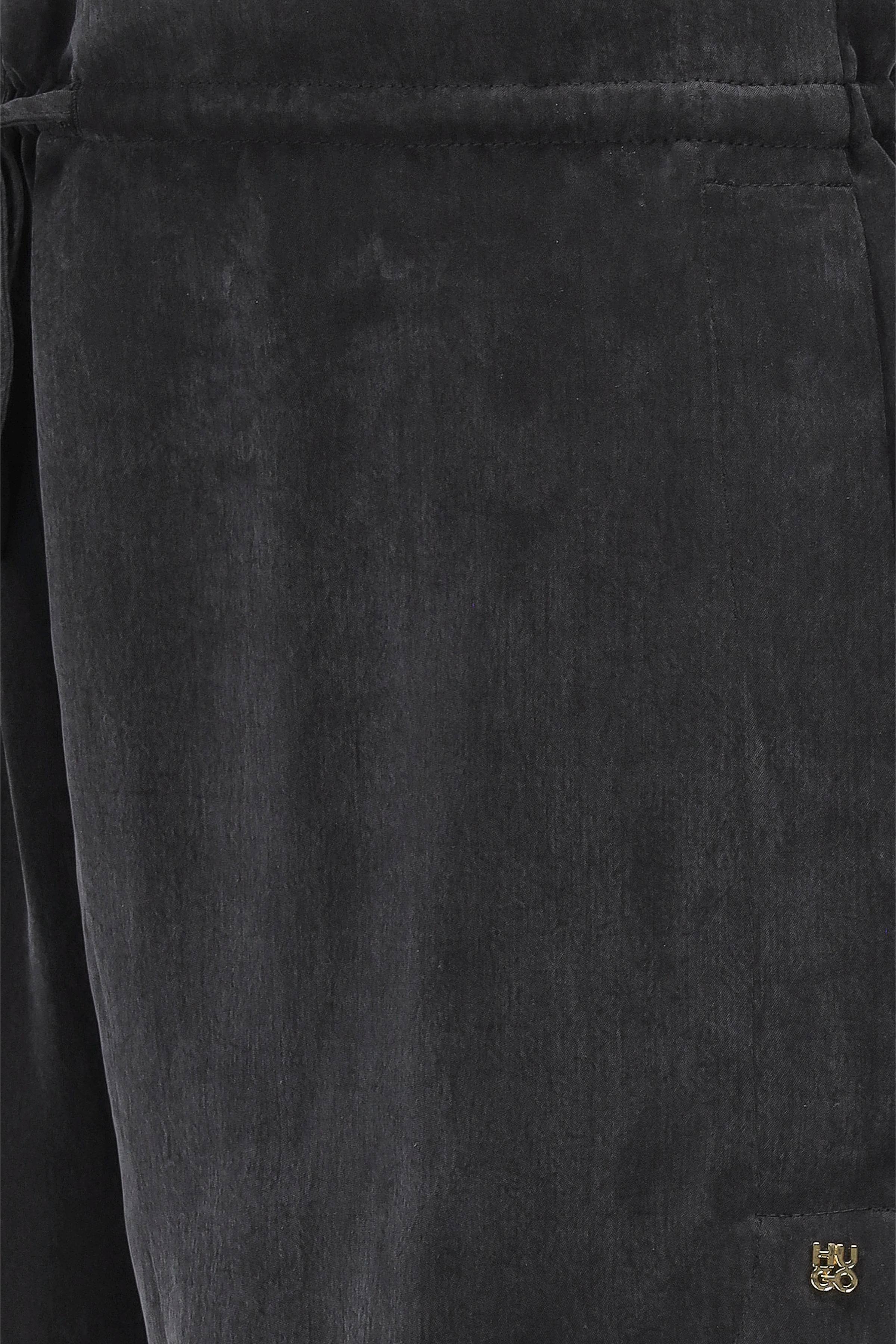 HUGO - HUGO Shorts aus Cupro Schwarz