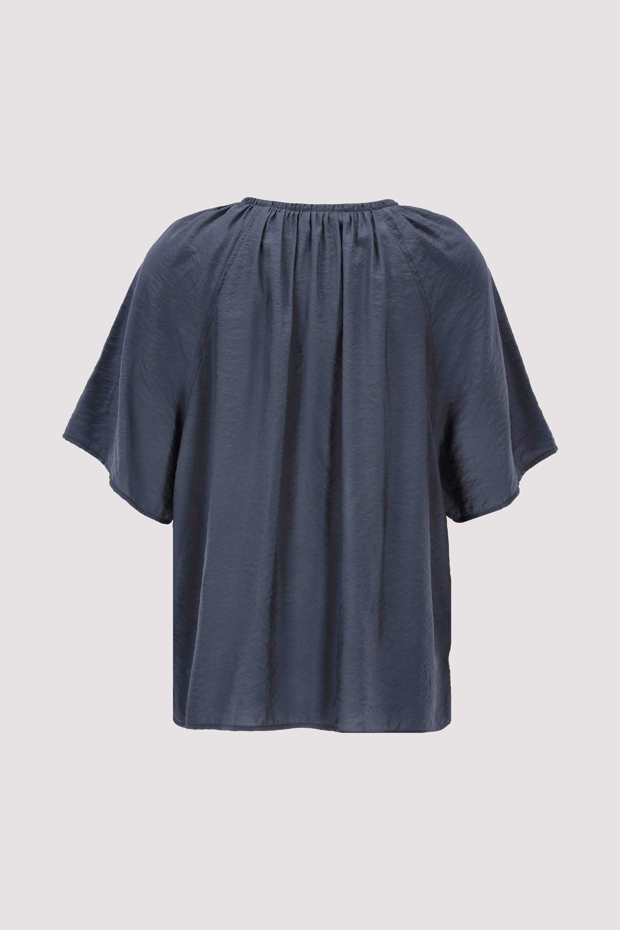 Marc O´Polo International - Blouse, round neck with drawst Marc O´Polo International - Blouse, round neck with drawst
