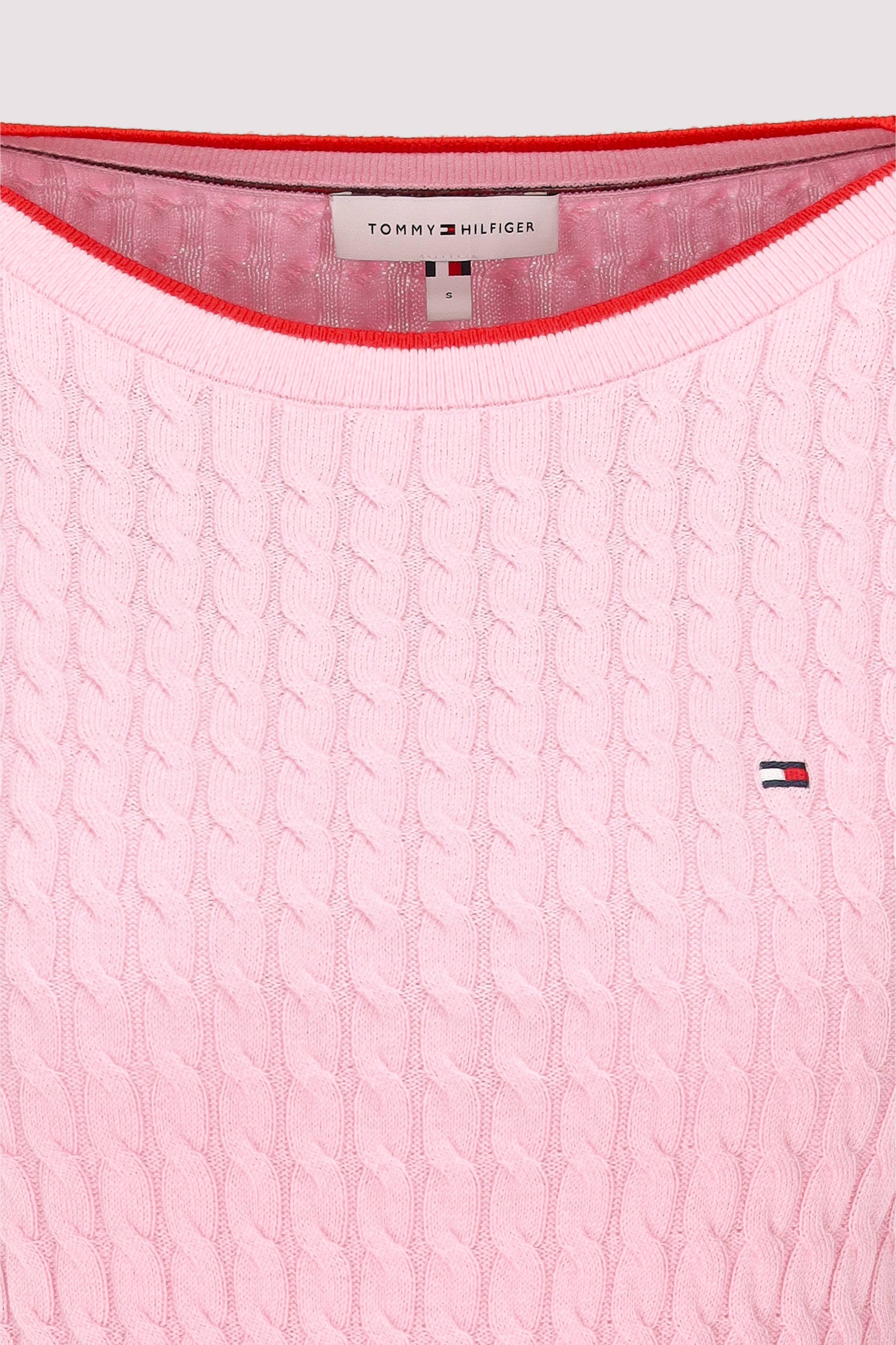 Tommy Hilfiger - Kurzer Pullover pink von Tommy Hilfiger