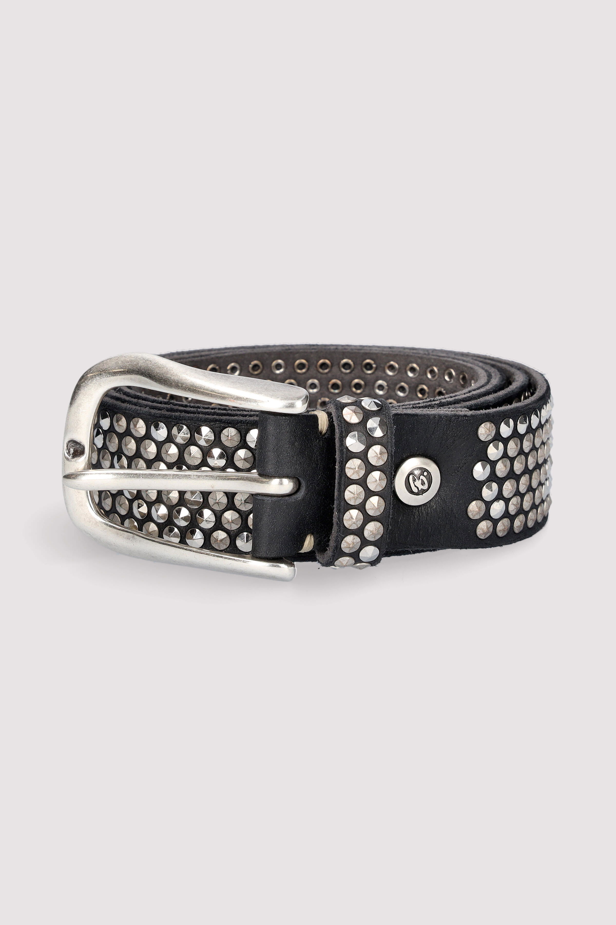B.Belt - Leder-Nietengürtel B.Belt - Leder-Nietengürtel