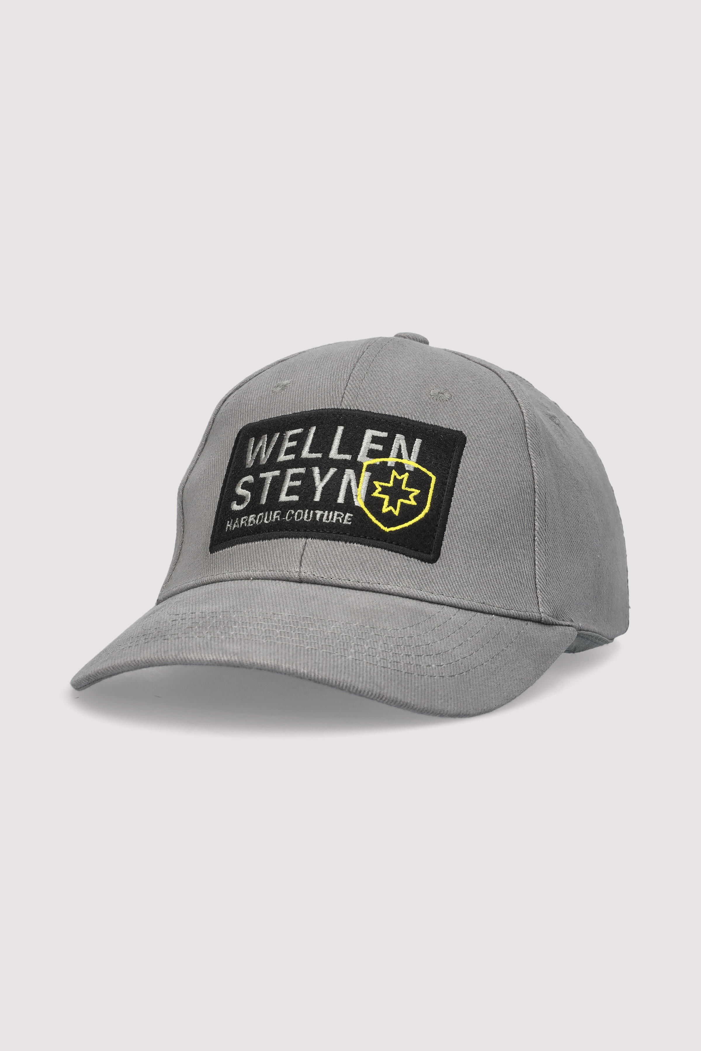 Baseball-Cap 04 | Grey/darkgrey/yellow | M | 4048545317487