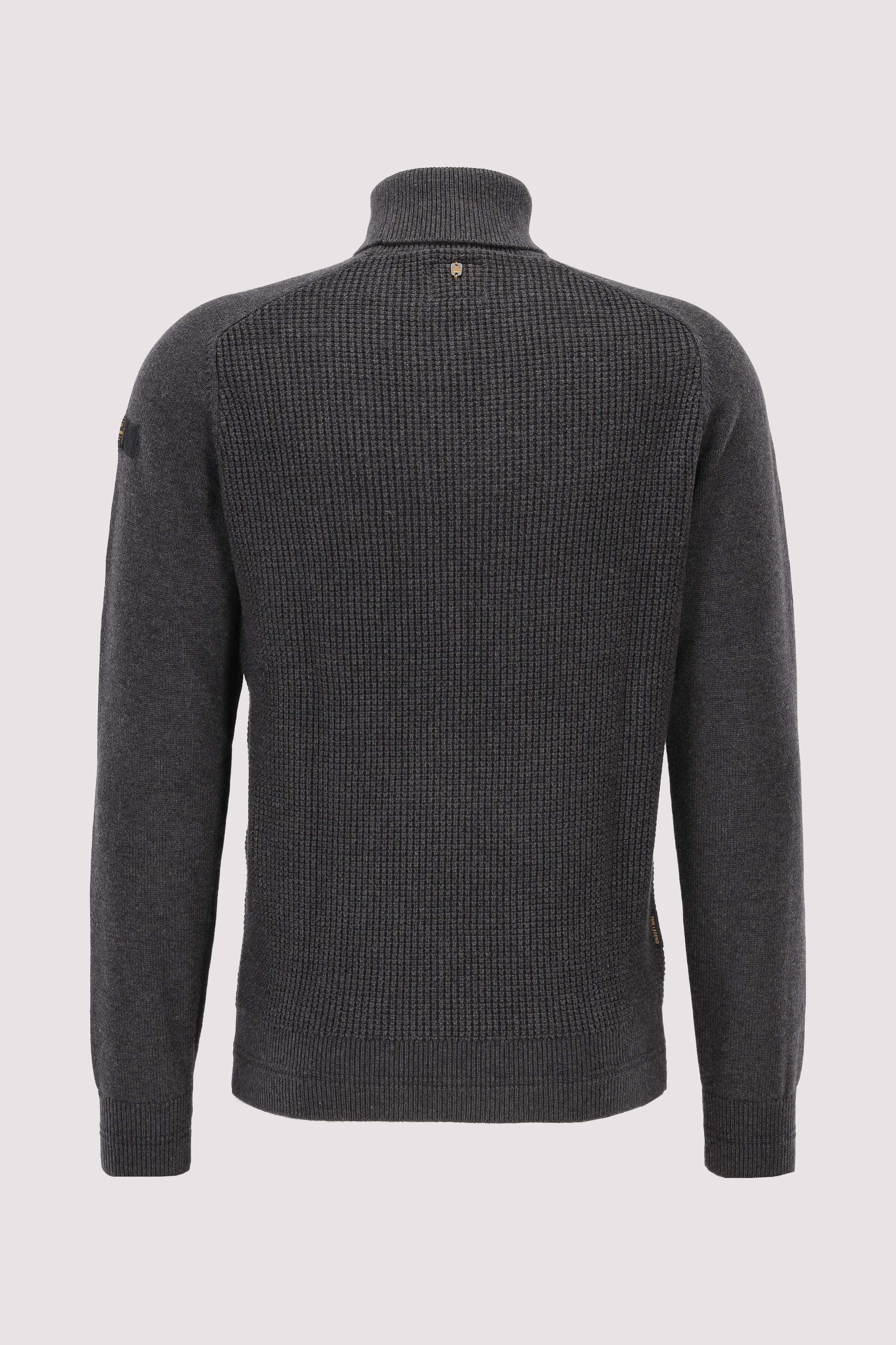 Roll neck cotton blend