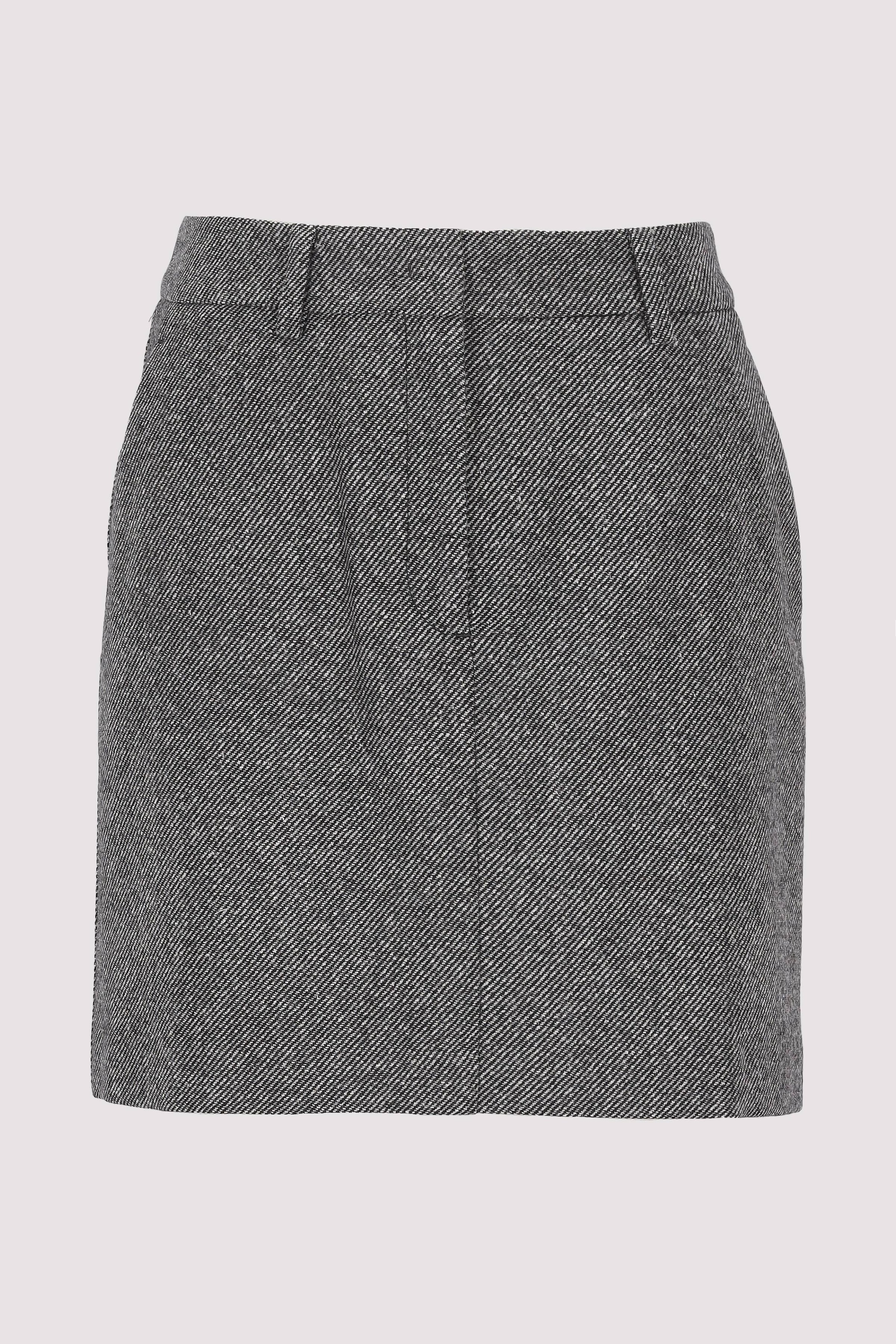Skirt, straight fit, high wais
