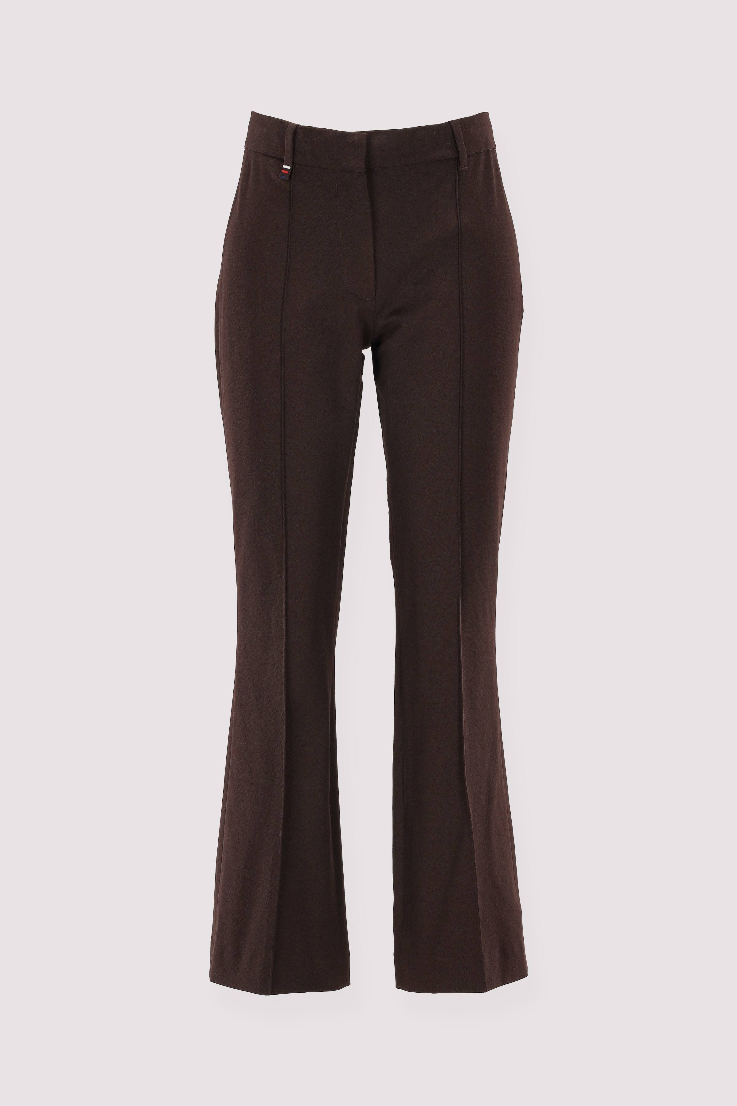 Tommy Hilfiger straight-leg Hose braun