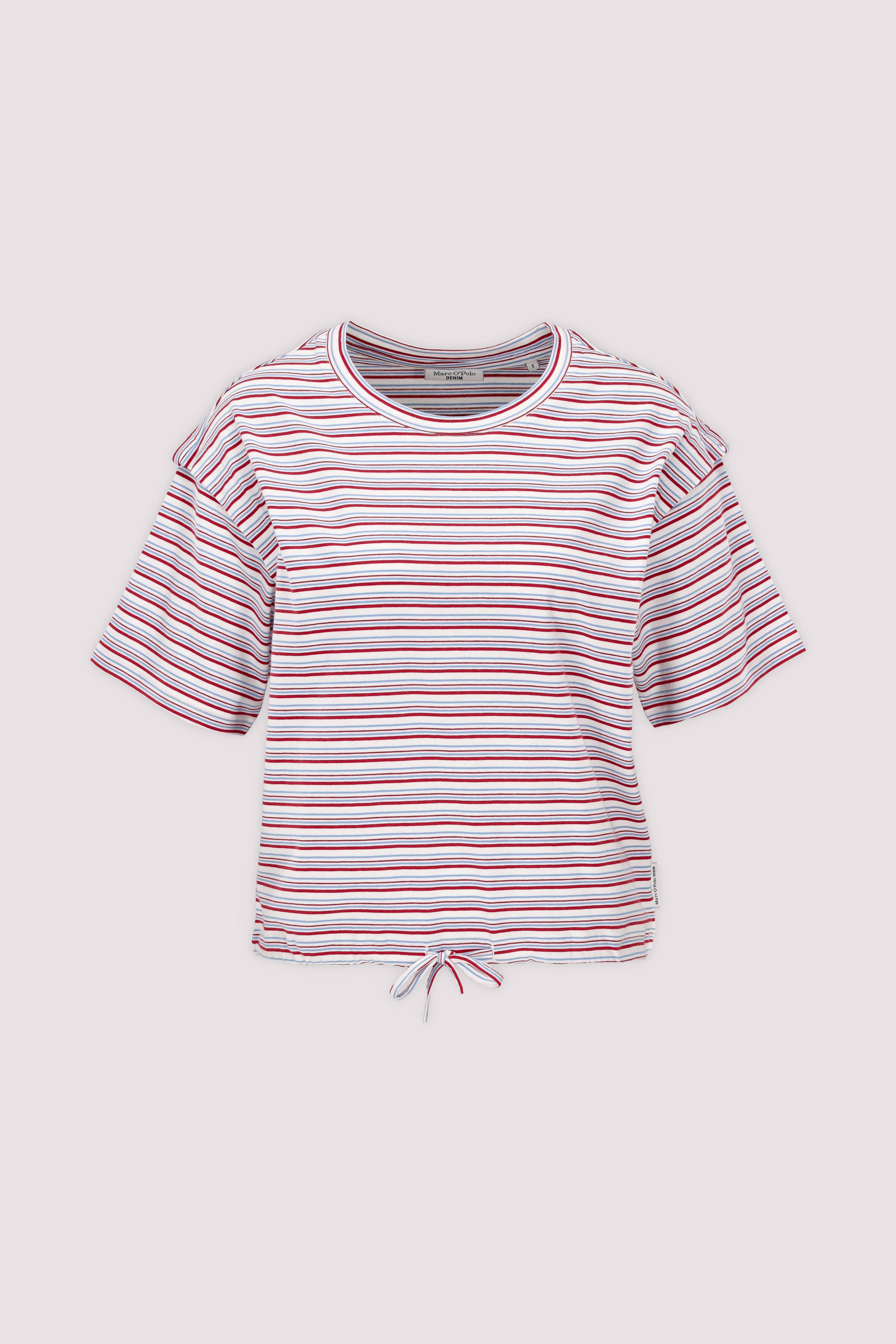 Kurzarm-T-Shirt Weiss aus Baumwolle