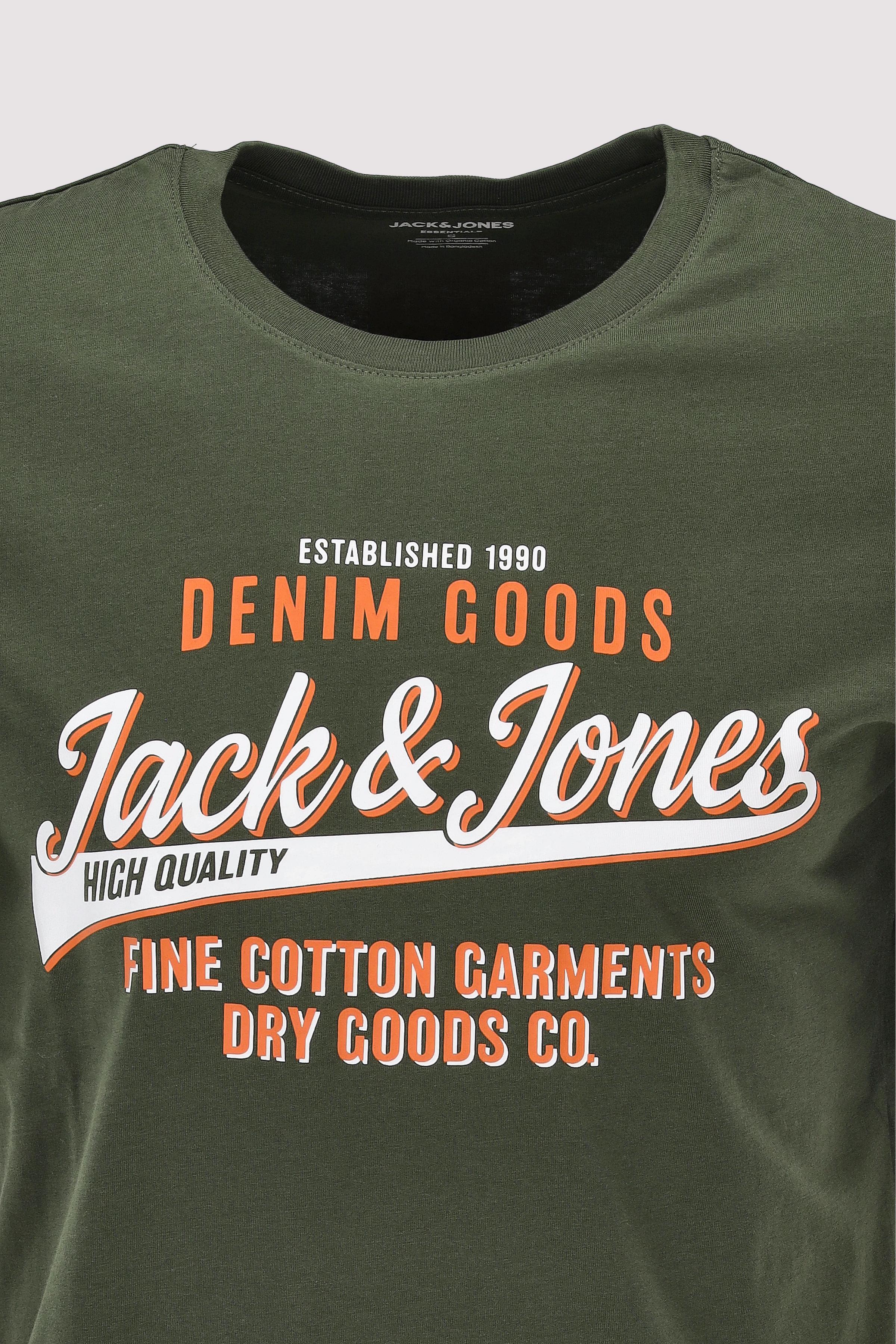 Jack and Jones - JJELOGO TEE SS O-NECK 2 COL AW Jack and Jones - JJELOGO TEE SS O-NECK 2 COL AW