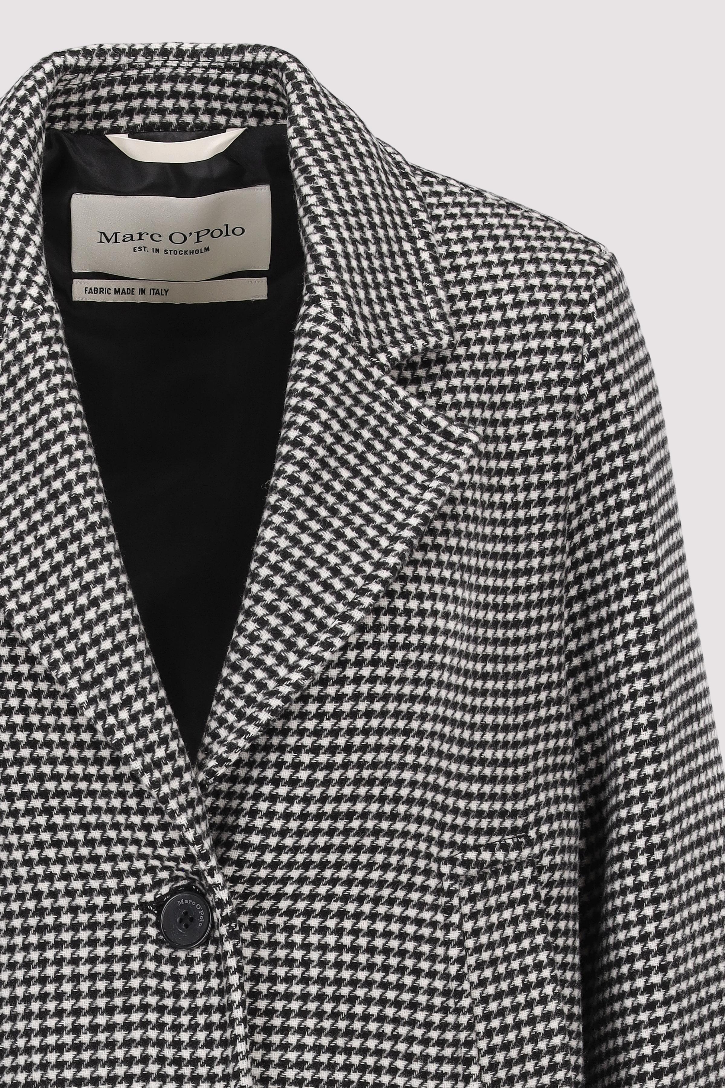 Marc O´Polo International - Houndstooth wool coat, lapel c Marc O´Polo International - Houndstooth wool coat, lapel c