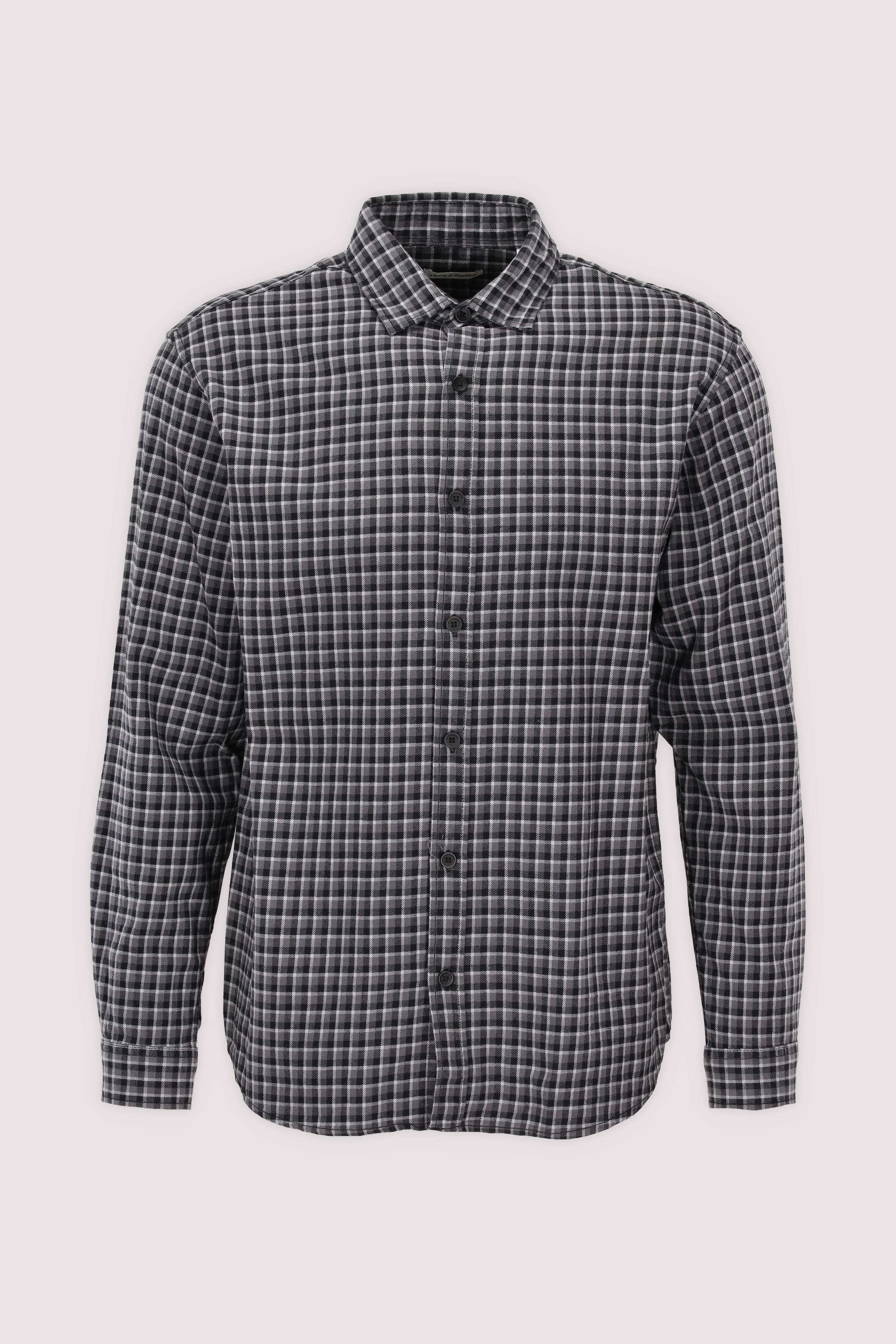 Jack and Jones Langarmhemd Schwarz