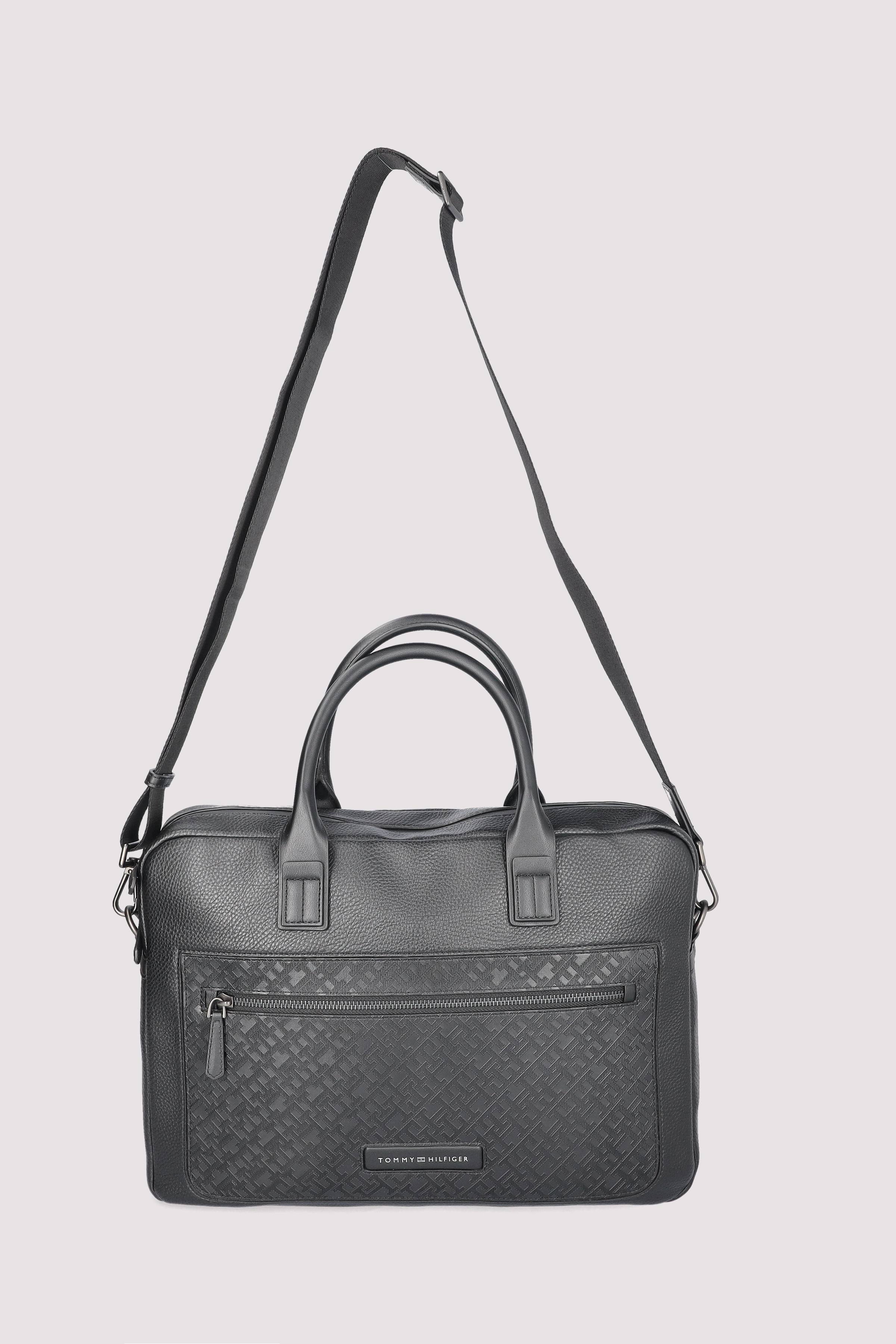 TH MONOGRAM COMPUTER BAG