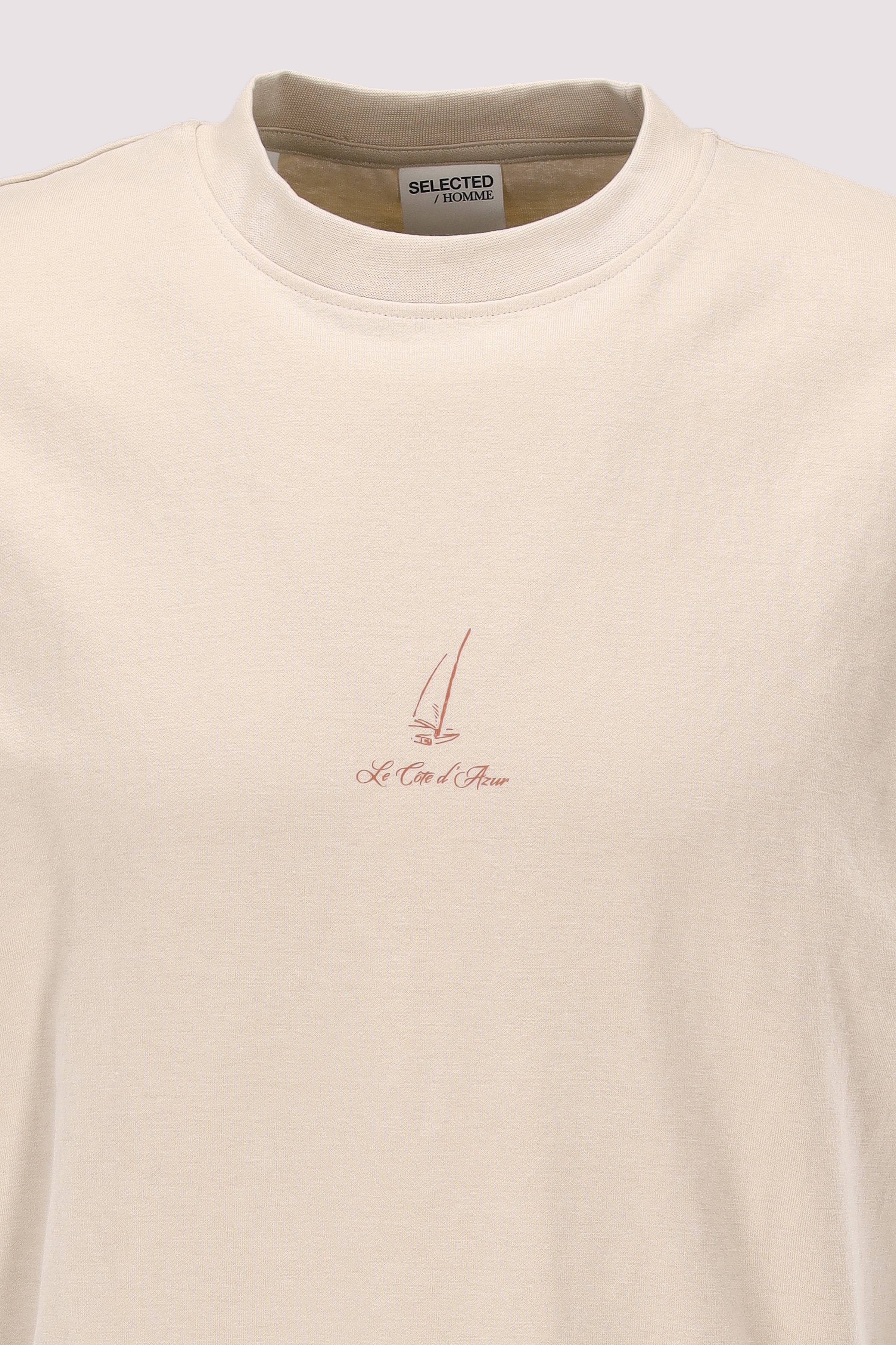 Selected - SLHLOOSEOSCAR GRAPHIC SS O-NEC