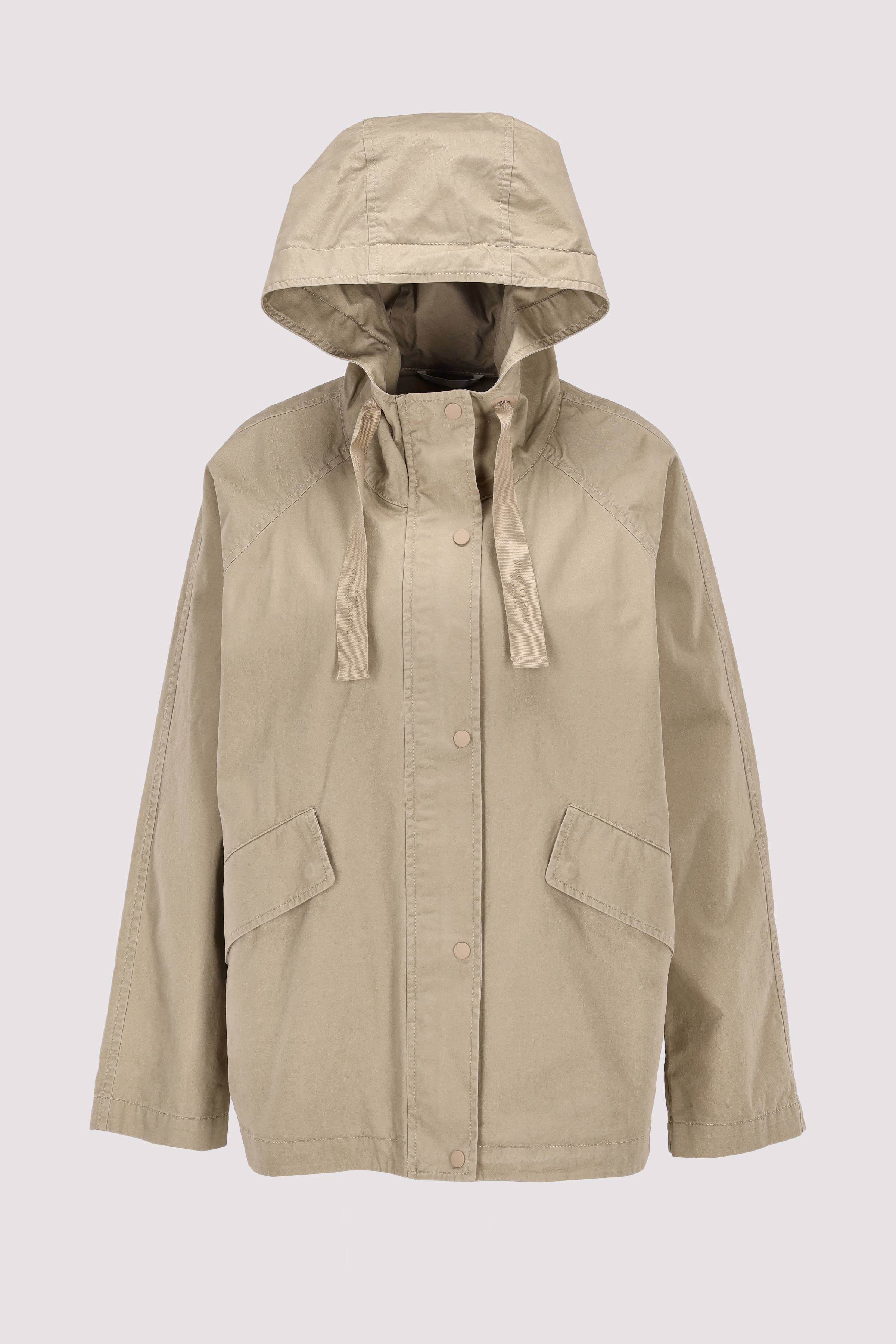Marc O´Polo International - Cotton cape jacket, with hood, Marc O´Polo International - Cotton cape jacket, with hood,