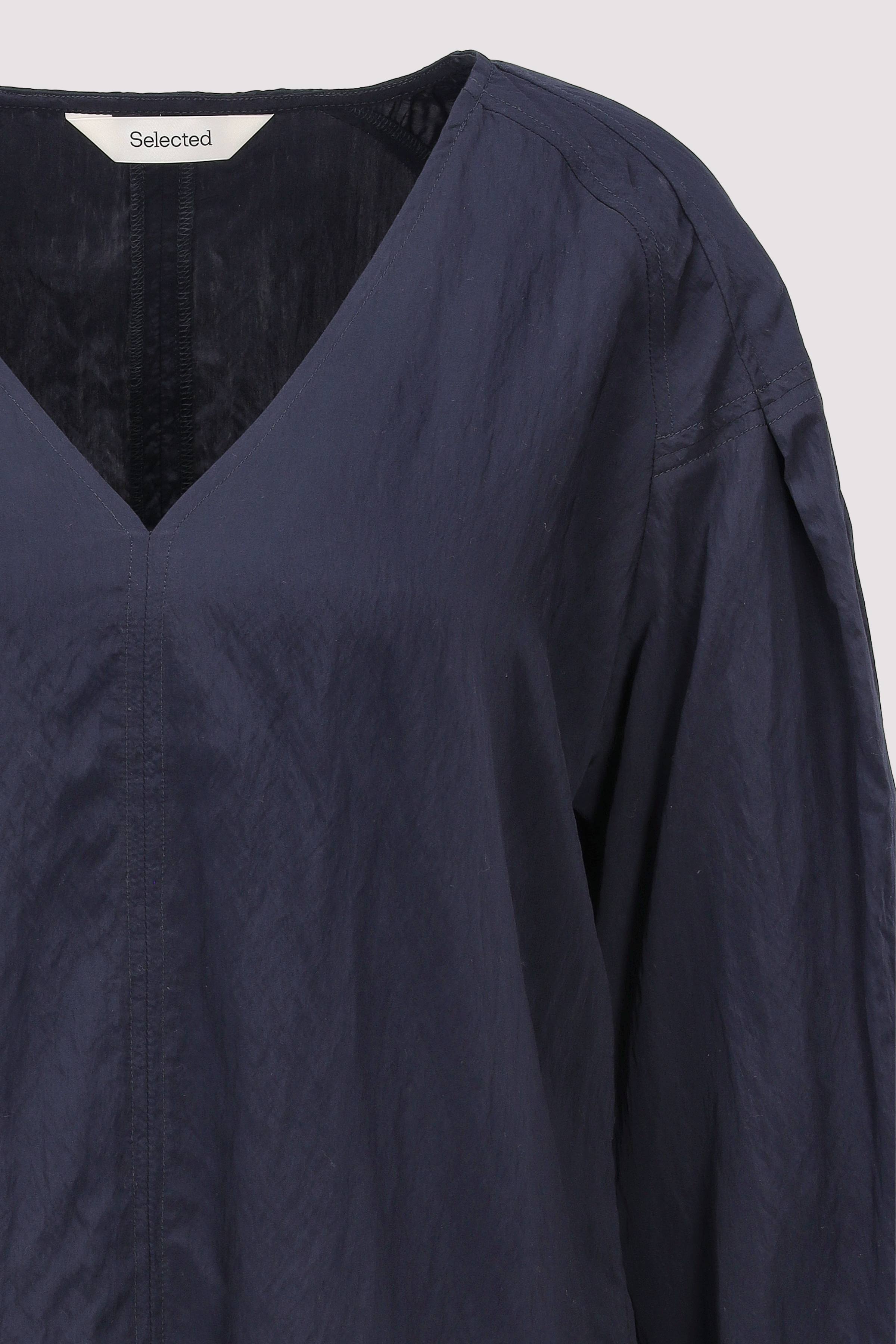 Selected - Selected Langarmbluse Dark Sapphire