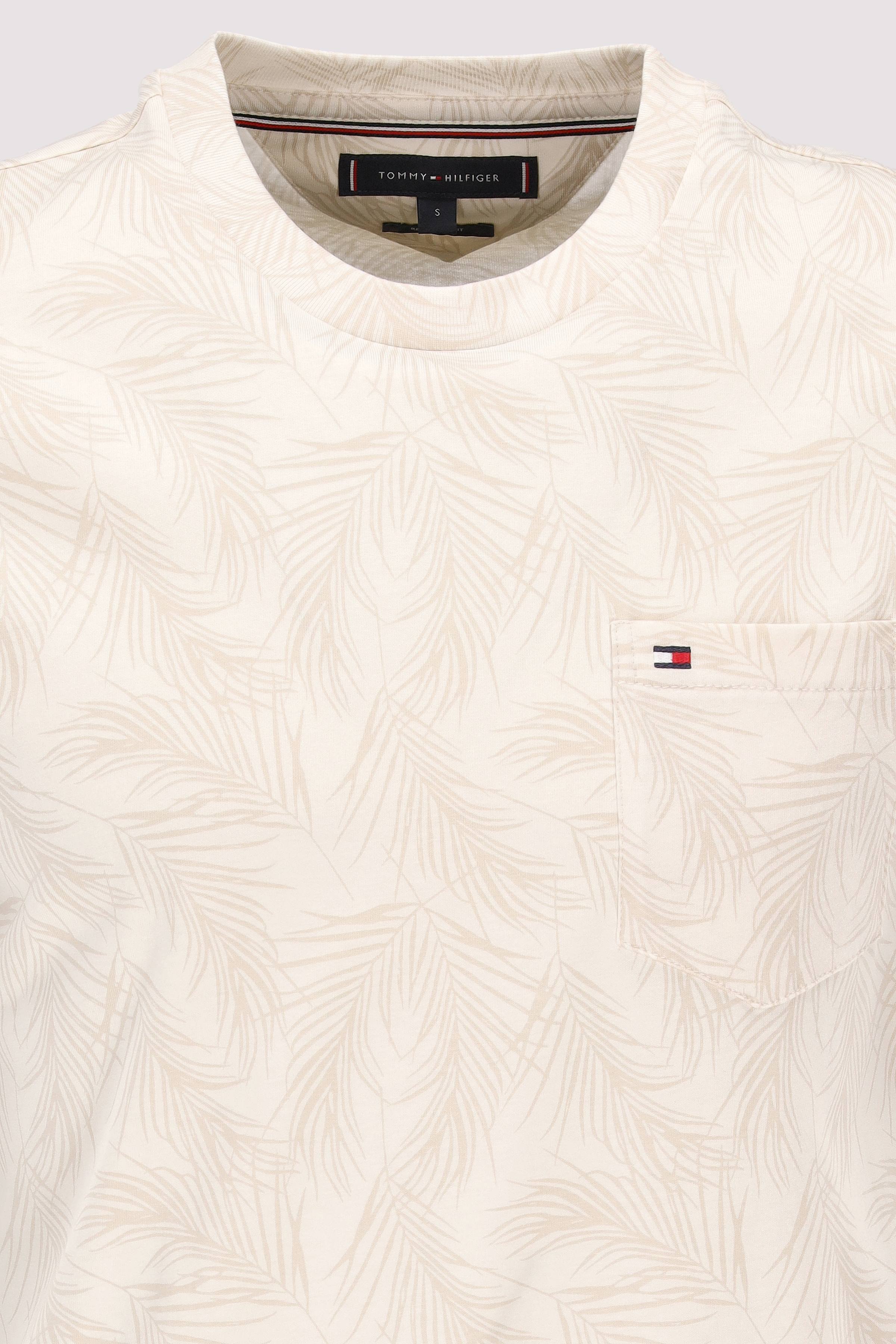 Tommy Hilfiger - LEAF POCKET AOP TEE