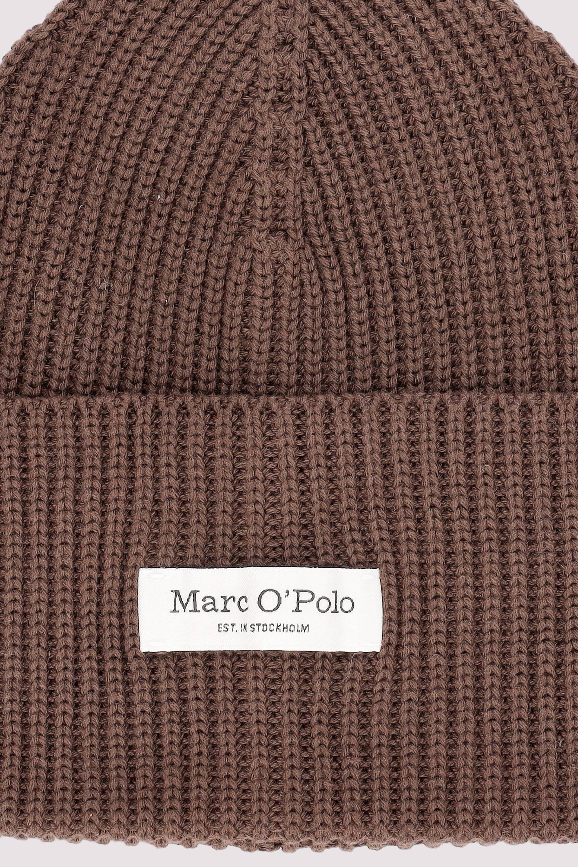 Marc O'Polo Damenmütze braun Baumwolle