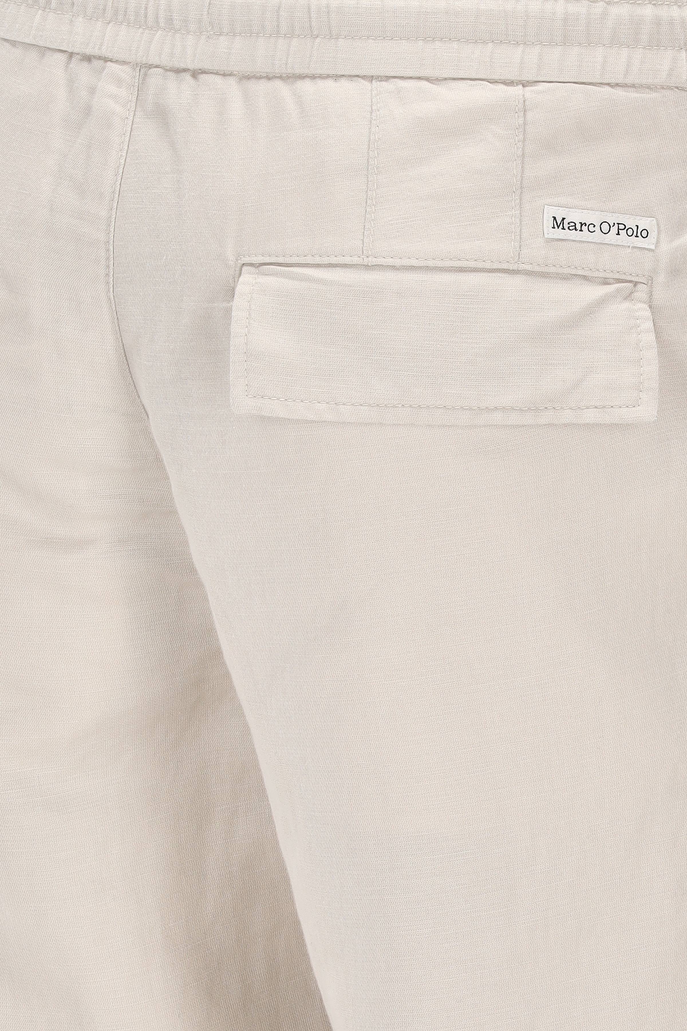 Marc O Polo Casual - Marc O'Polo Herren Leinen-Shorts Grau